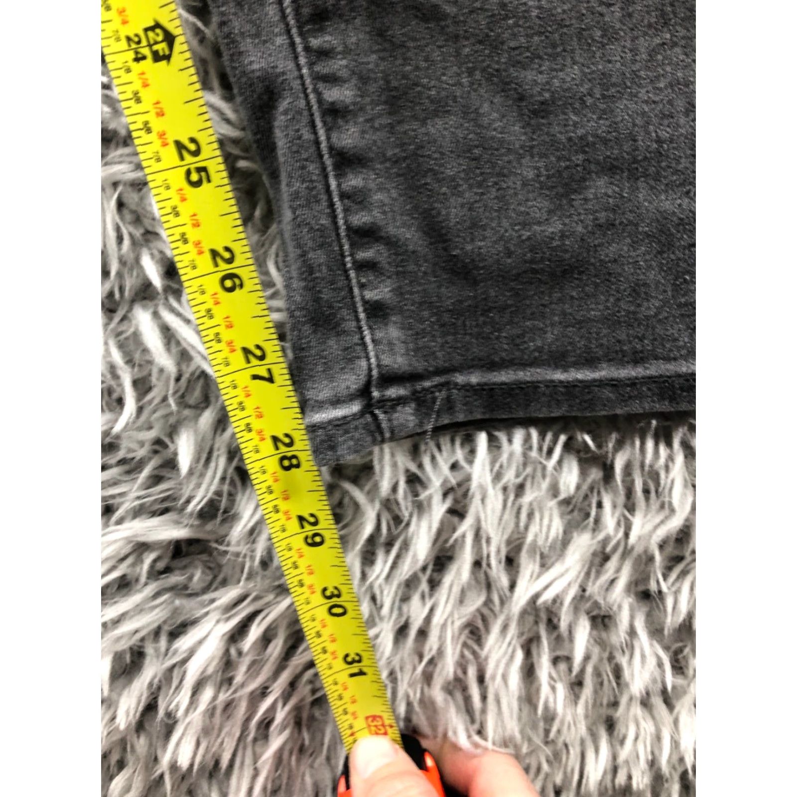 Vintage Universal Thread High Rise Skinny Jeans Womens Size 14 Gray Medium Wash Size 36" / US 14 / IT 50 - 3 Thumbnail