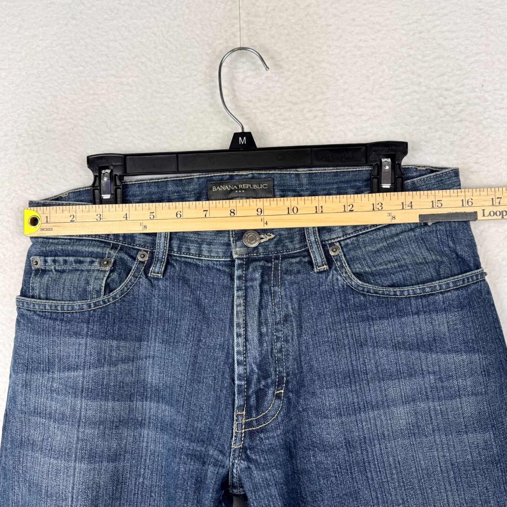 Banana Republic Banana Republic Jeans Mens 30x30 Straight Fit Denim 5-Pocket 06 Blue Regular Relaxed Vintage Y2K 2006 Mens Size US 30 / EU 46 - 6 Thumbnail