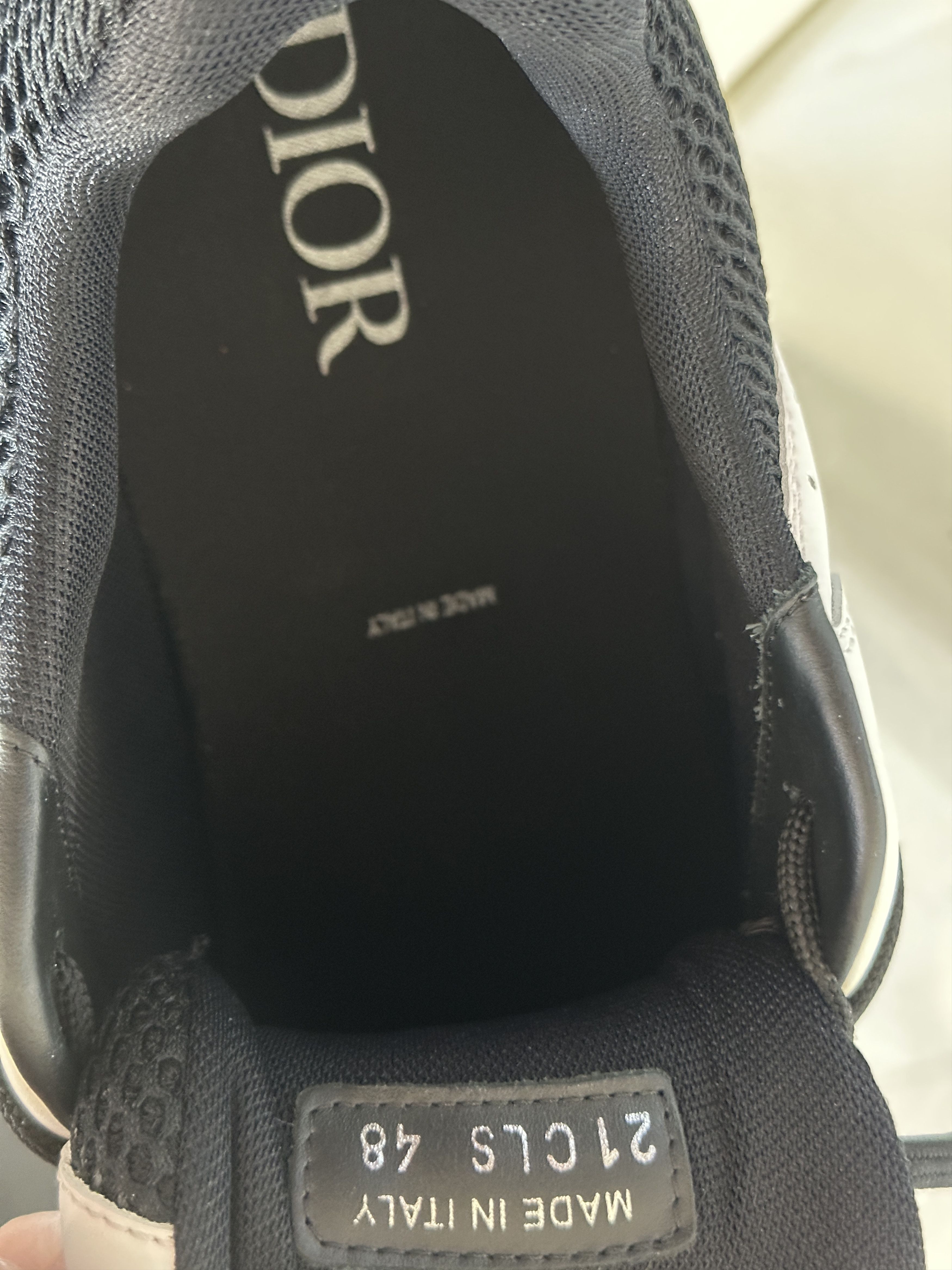 Dior Christian Dior B22 White / Blue Calf Mesh Size US 15 / EU 48 - 6 Thumbnail