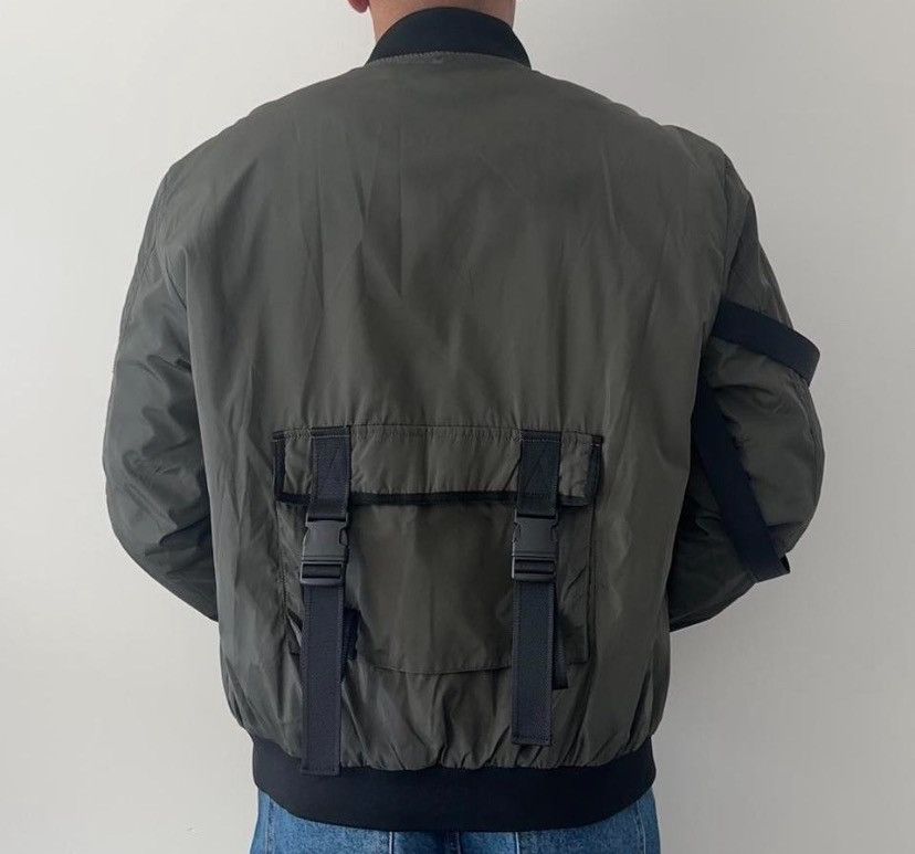 Other Khaki green bomber jacket with adjustable straps Size US L / EU 52-54 / 3 - 2 Thumbnail