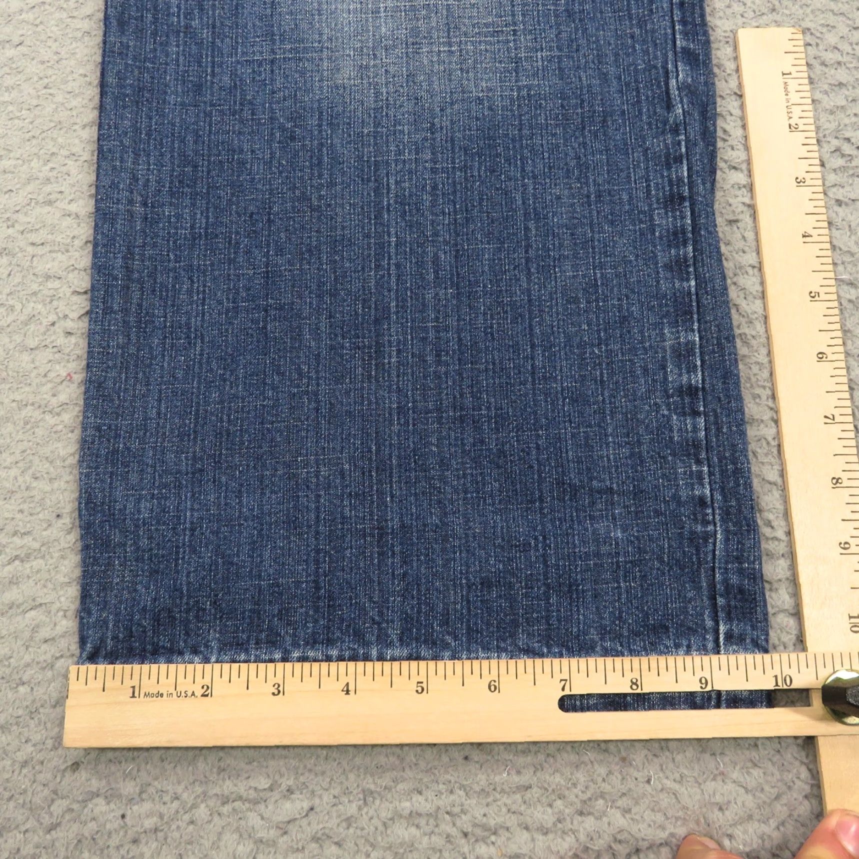 Sean John VINTAGE Sean John Jeans Baggy 38 Men 5-Pocket Denim 10" Leg Opening Wide-Leg Grunge 90s Y2K VTG 2000s Logo Embroidered Blue Size US 38 / EU 54 - 3 Thumbnail