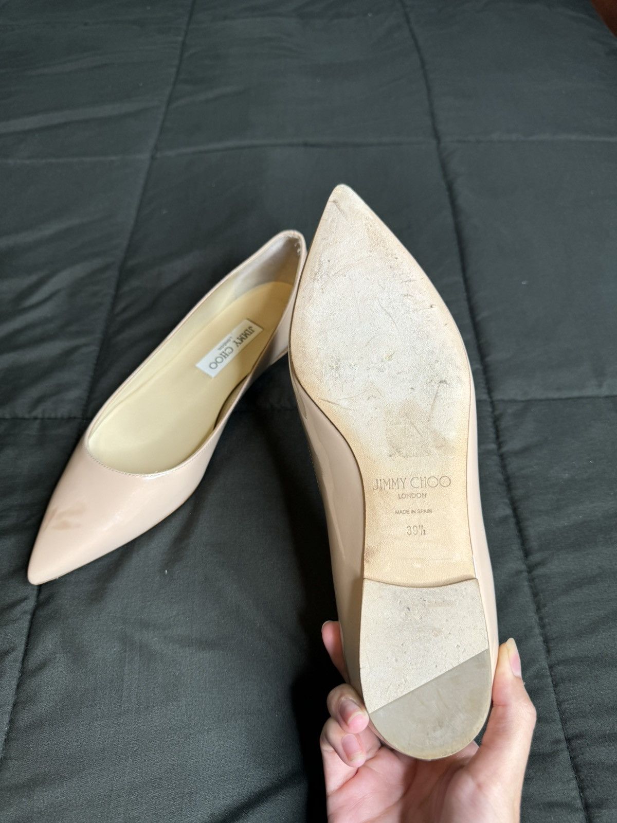 Jimmy Choo Jimmy Choo “Love/Alina Pointed-Toe Ballet” Flats Size US 9 / IT 39 - 3 Thumbnail