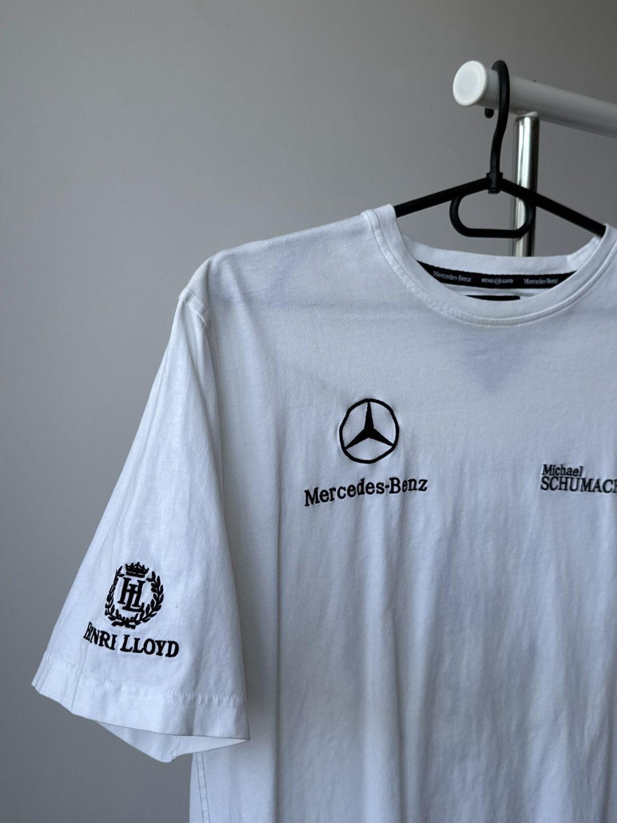 Mercedes-Benz Vintage MERCEDES BENZ MICHAEL SCHUMACHER Tee Shirt Size US L / EU 52-54 / 3 - 4 Thumbnail