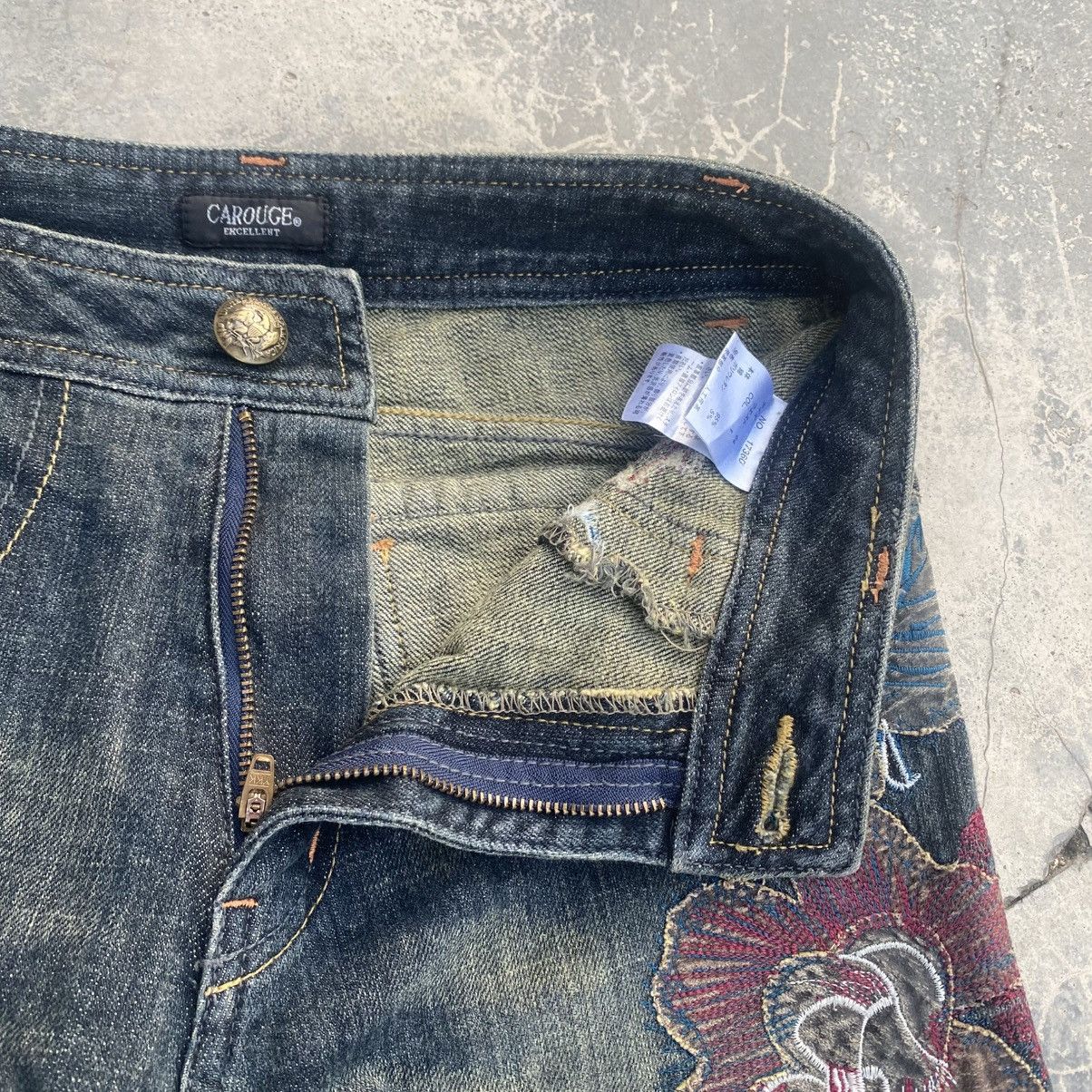 Japanese Brand × Kapital × Tornado Mart CAROUGE Floral Embroidery Flare Size US 27 - 7 Thumbnail