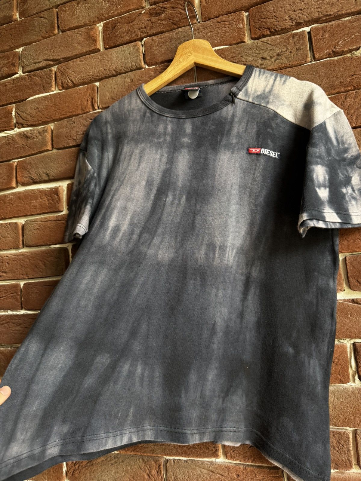 Diesel Vintage Diesel T-Shirt Big Logo Blue Y2k Hype Designer Size US S / EU 44-46 / 1 - 4 Thumbnail