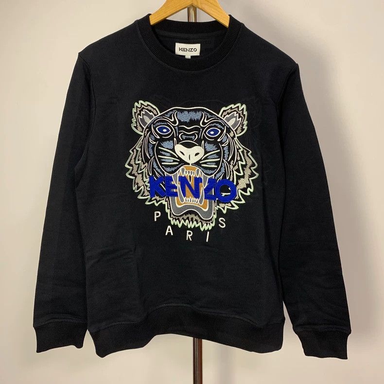 Kenzo KENZO Men's black tiger head sweatshirt Size US S / EU 44-46 / 1 - 1 Thumbnail