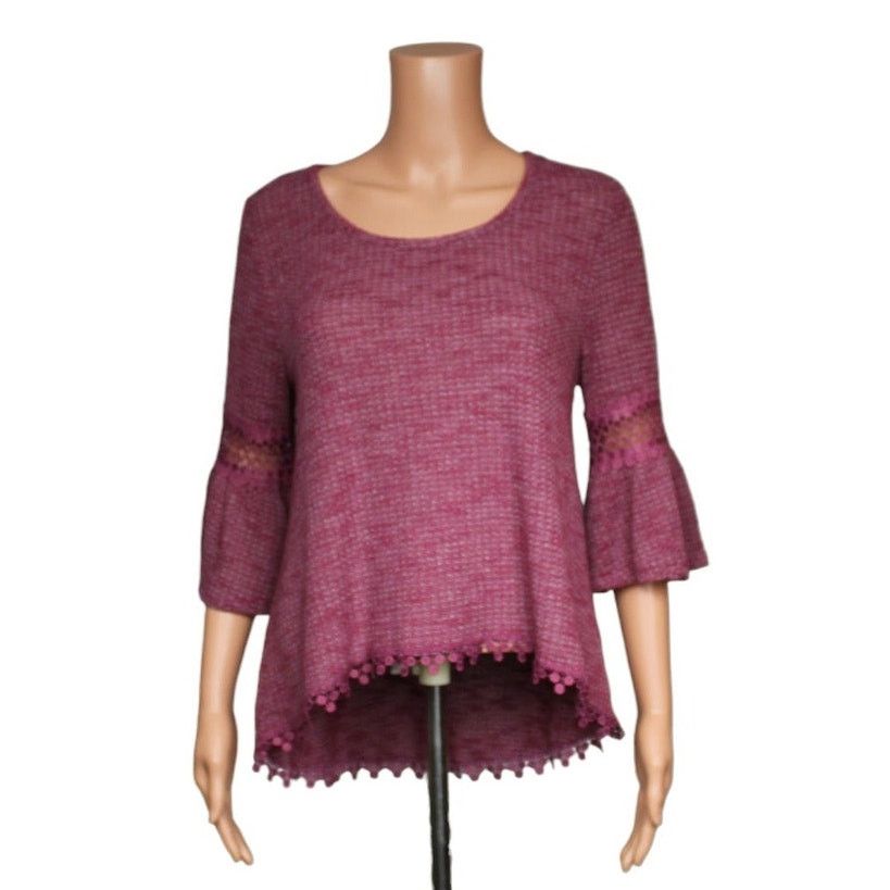 Other Wall Flower 3/4 Sleeve Top Women's Size Large Size L / US 10 / IT 46 - 1 Thumbnail