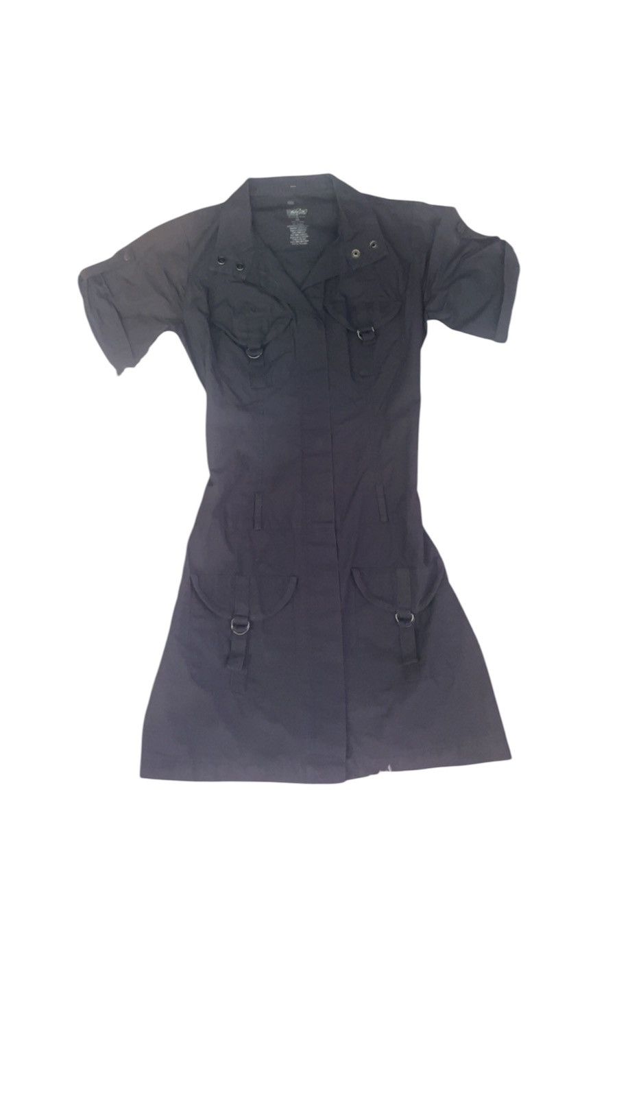 Vintage Military-Style Utility Dress – Edgy Cargo Look Size XS / US 0-2 / IT 36-38 - 1 Thumbnail