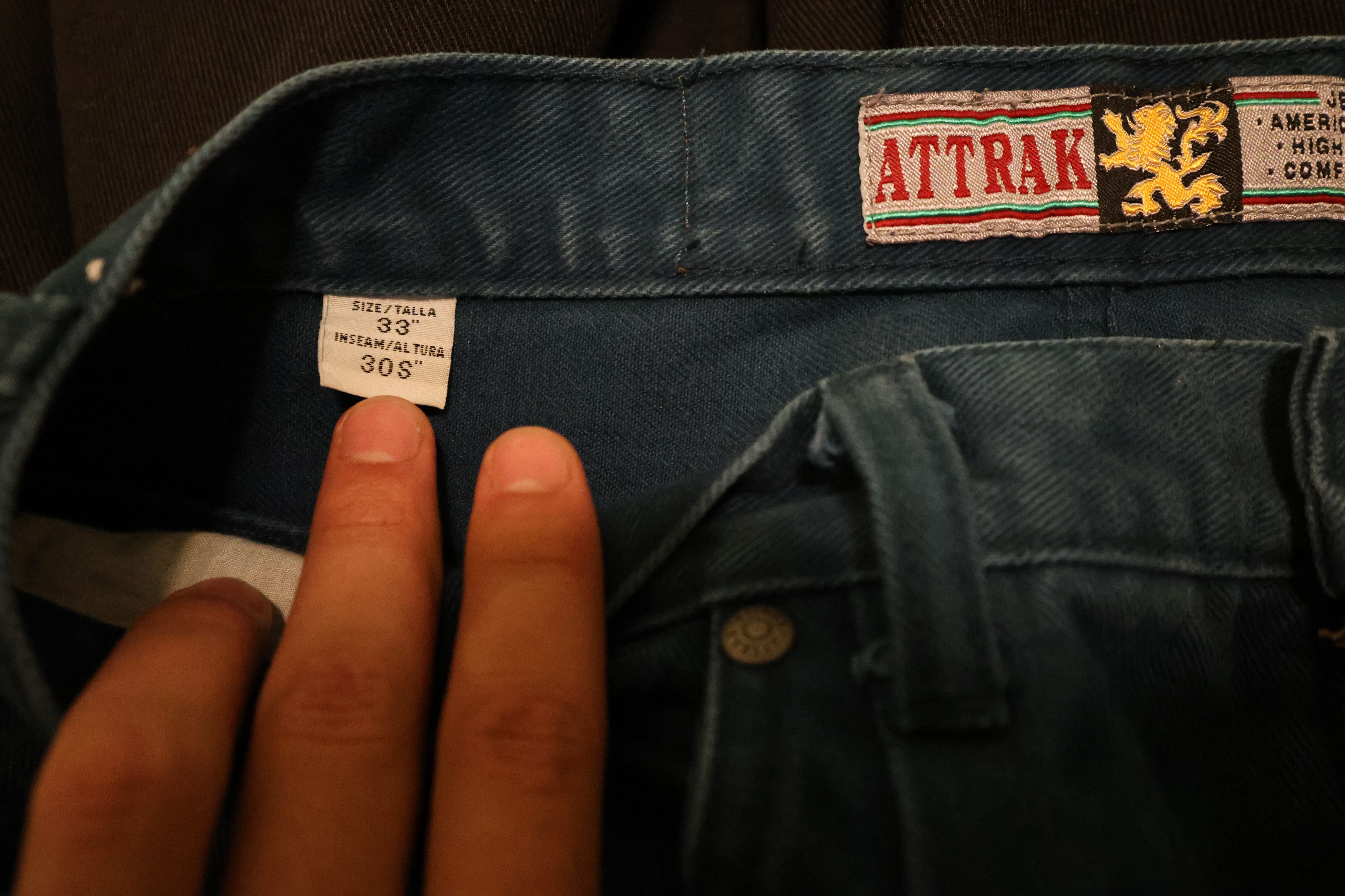 Other ATTRAK Indigo Denim Size US 33 - 2 Thumbnail