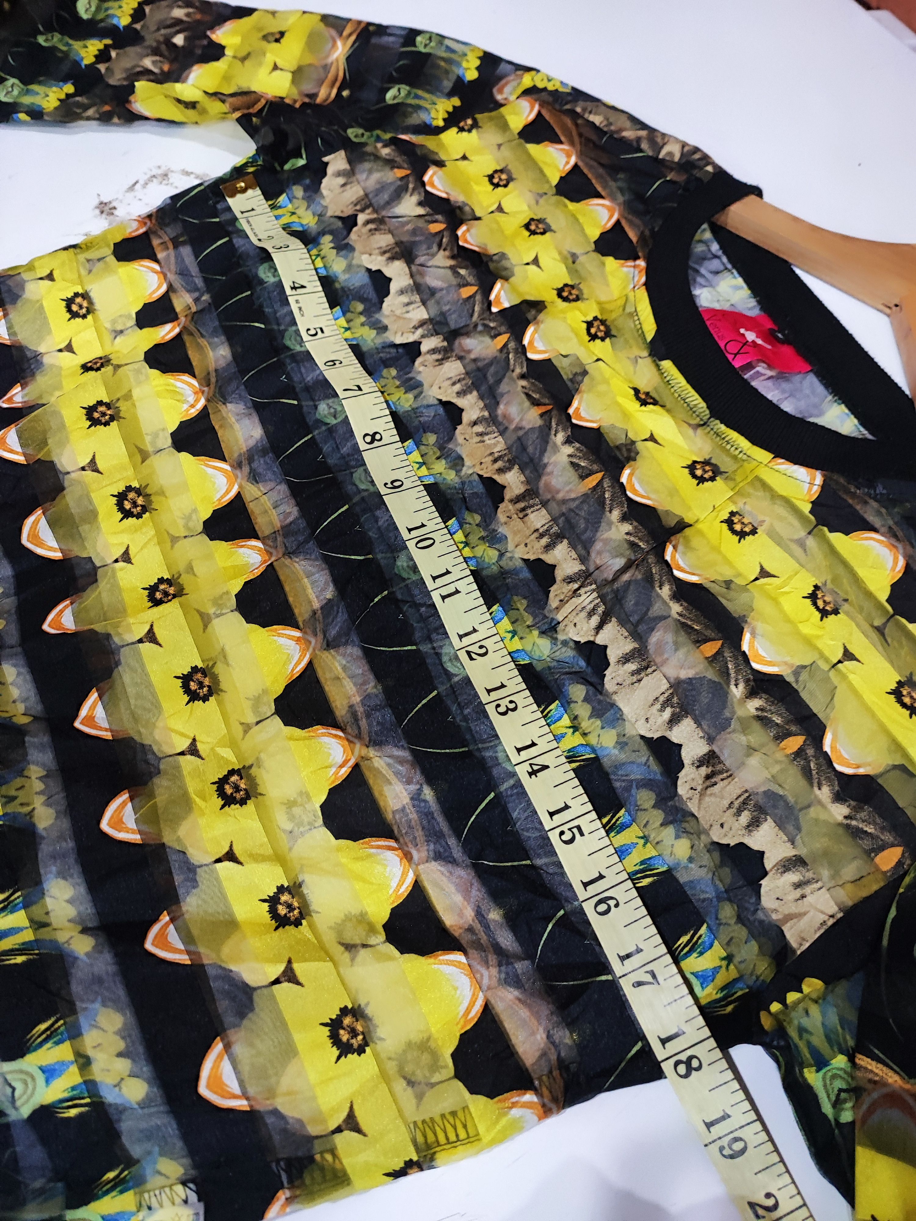 Japanese Brand CHRIS & VENUS TRANSPARENT PRINTED SHIRT Size S / US 4 / IT 40 - 13 Thumbnail