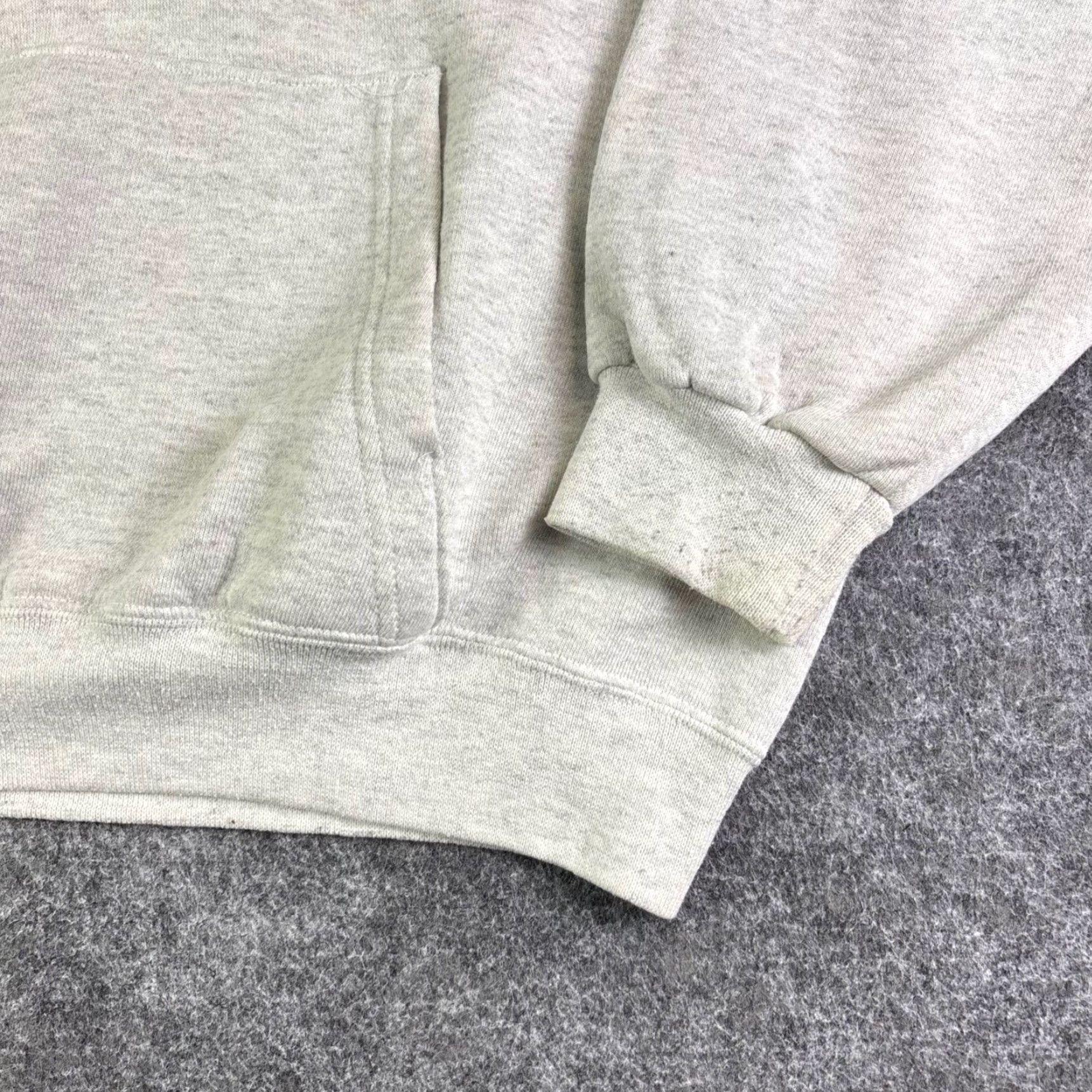 Soffe Soffe Hoodie Mens Large Grey Vintage Fleece Sweatshirt Millersville University Graphic Print Pullover Collared Pockets Logo Size US L / EU 52-54 / 3 - 7 Thumbnail
