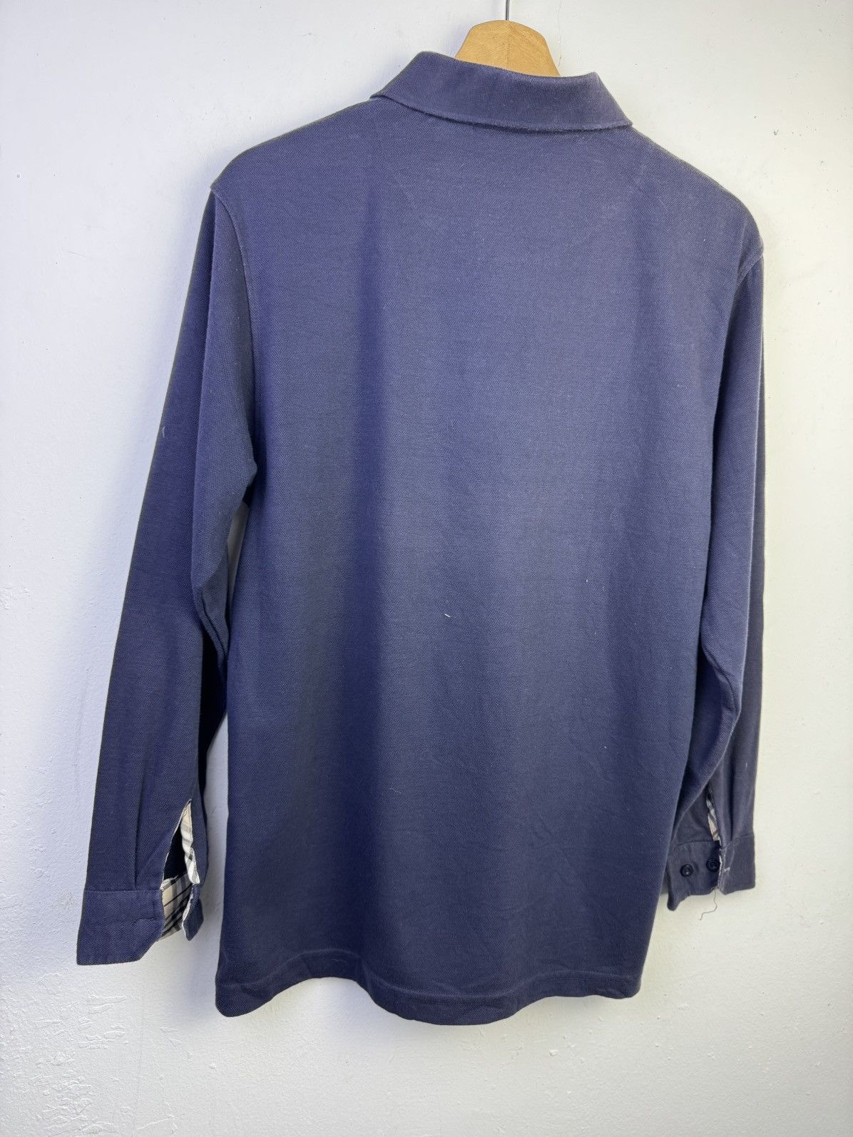 Burberry Burberry long-sleeve with a check-patterned embroidered logo Size US M / EU 48-50 / 2 - 8 Thumbnail