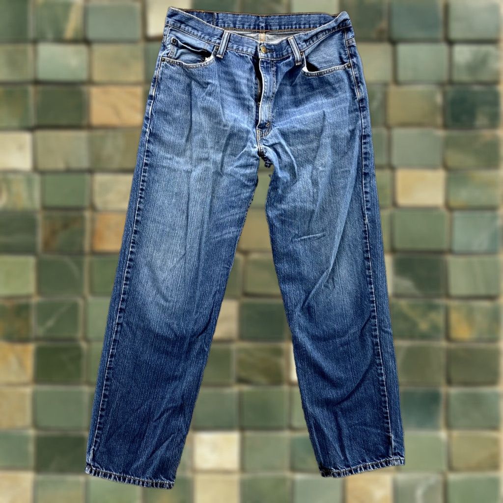 Levi's Levi's Jeans 550 Straight Denim 36X30 Blue 90s Y2K Retro Mens Size US 36 / EU 52 - 1 Thumbnail