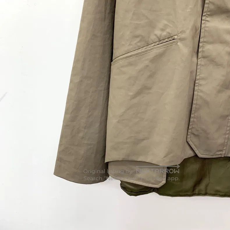 Fendi Fendi Chestnut Linen Lapel Long-Sleeve Windbreaker Jacket Size US M / EU 48-50 / 2 - 4 Thumbnail