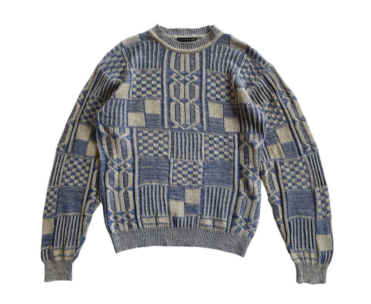 Vintage Vintage Countdown Knitted Sweater Size US M / EU 48-50 / 2 - 3 Thumbnail