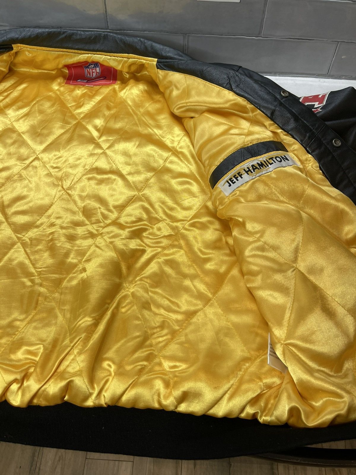 Reebok Pittsburgh Steelers Reebok 90s Jeff Hamilton Jacket Sz 3XL Size US XXL / EU 58 / 5 - 12 Thumbnail