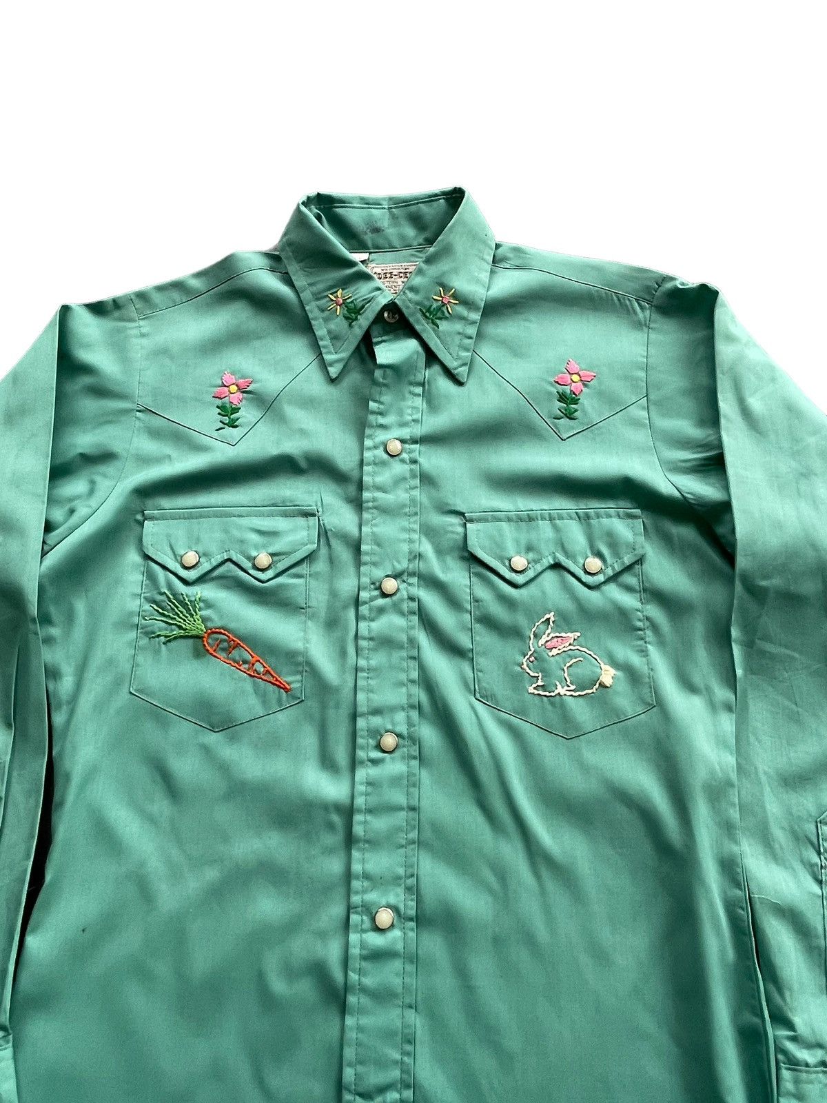 Vintage Vintage 70’s Washington Dee Cee Western Shirt Size US S / EU 44-46 / 1 - 3 Thumbnail