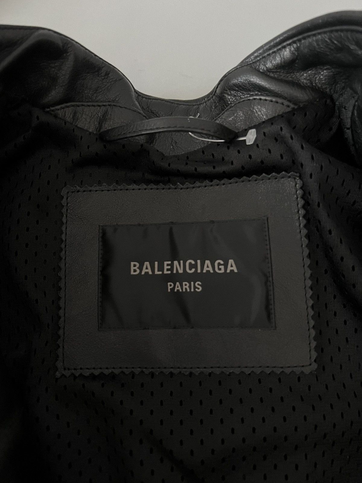 Balenciaga Balenciaga Oversized Leather Bikers Jacket Size US XL / EU 56 / 4 - 11 Thumbnail