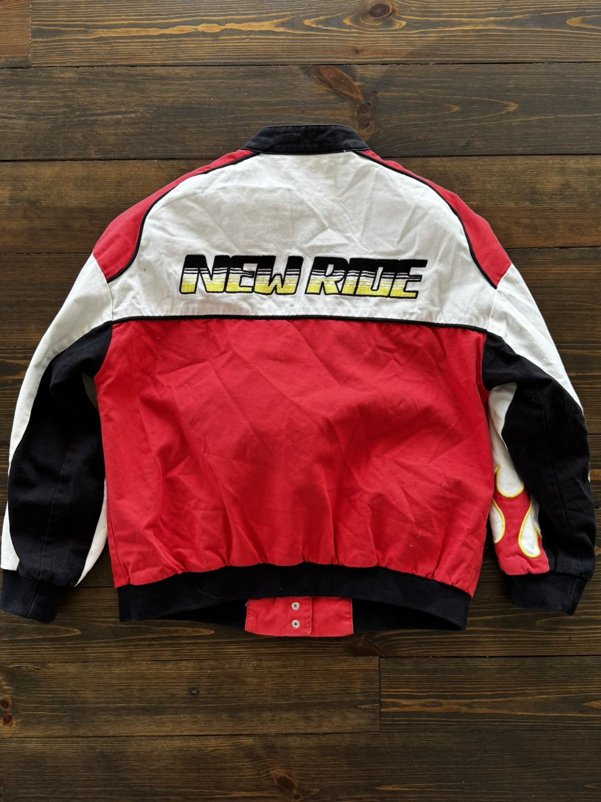 Hysteric Glamour Y2K 00s Aesthetic Patchwork Racing Jacket Size US M / EU 48-50 / 2 - 7 Thumbnail