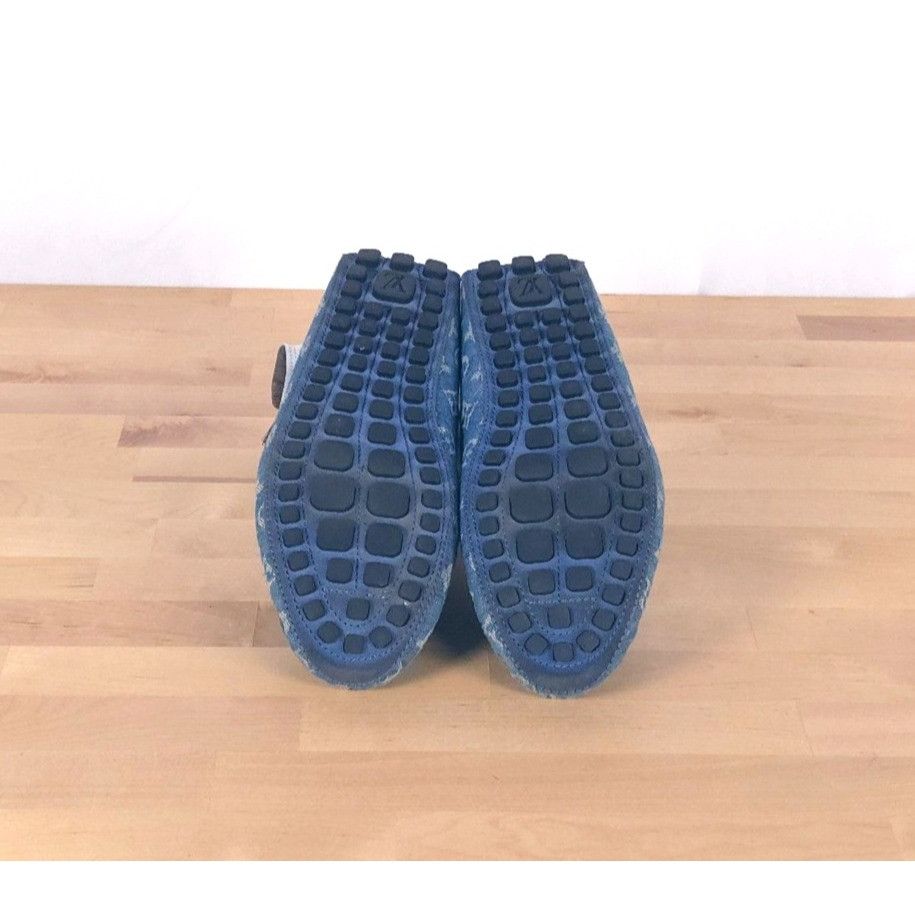 Louis Vuitton Louis Vuitton Blue Denim Monogram Men's Arizona Moccasins US Size US 10.5 / EU 43-44 - 7 Thumbnail
