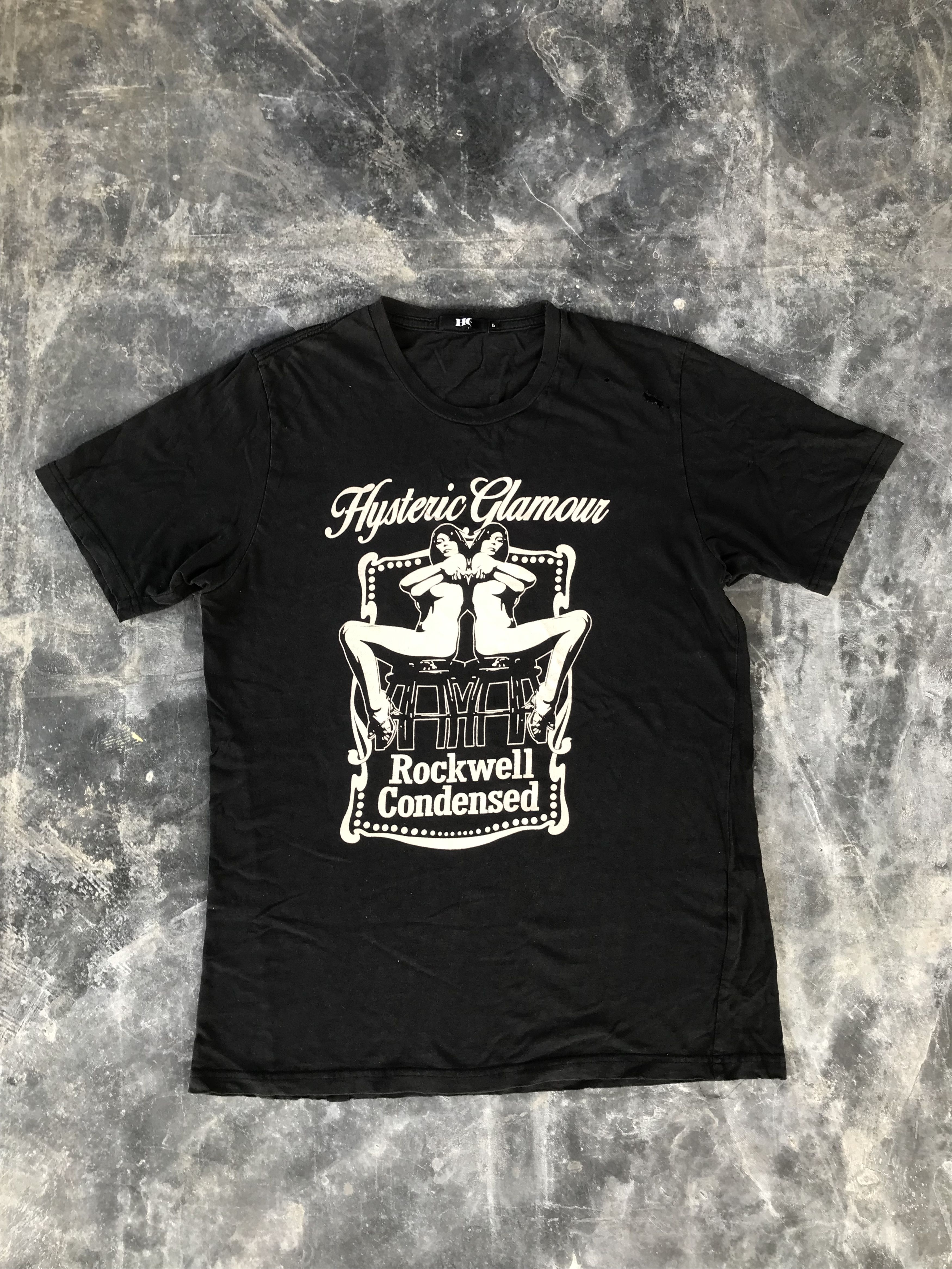 Hysteric Glamour × Japanese Brand Hysteric Glamour Rockwell Condensed Tee Shirt Size US L / EU 52-54 / 3 - 2 Thumbnail