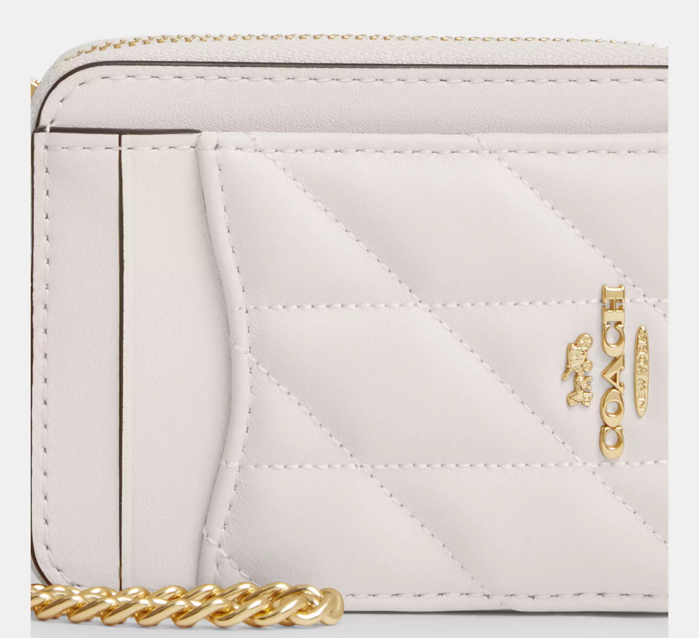 Coach NWT Coach Zip Card Case With Quilting CZ467 Size ONE SIZE - 5 Thumbnail