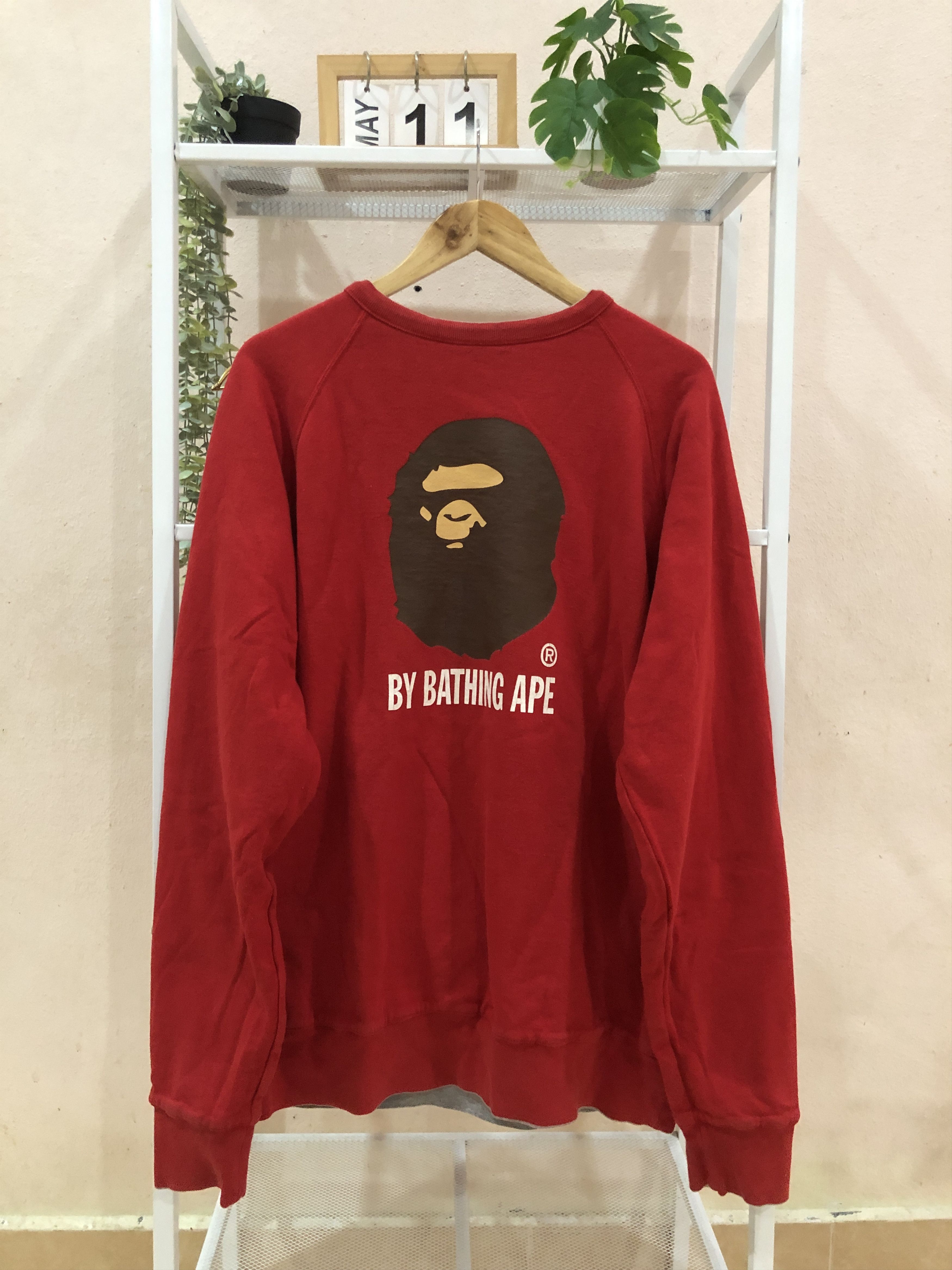 Bape OG A Bathing Ape Reversible Crewneck Sweatshirts Size US L / EU 52-54 / 3 - 5 Thumbnail