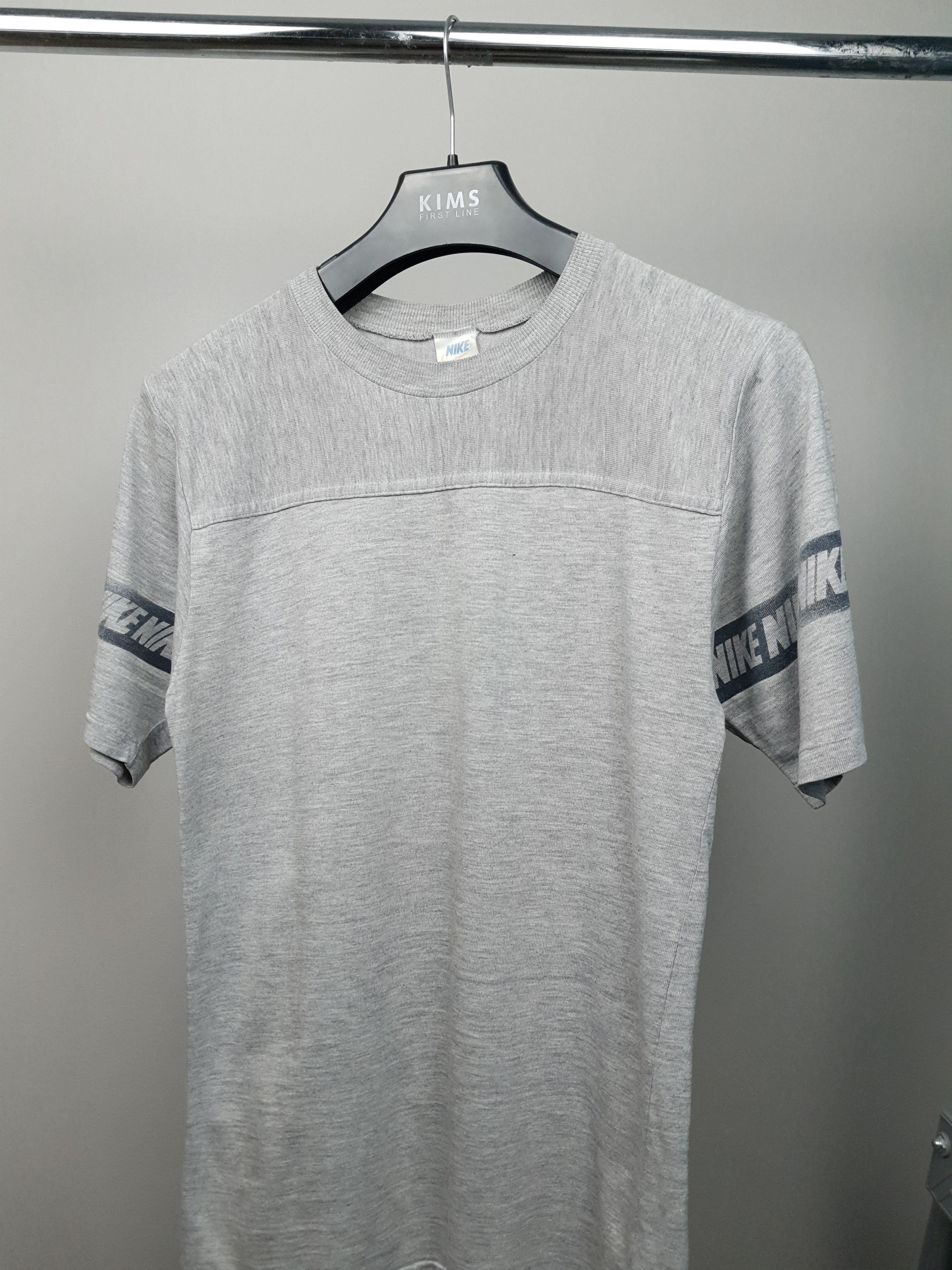 Nike × Vintage RARE 1970s USA Vintage Nike Monogram Logo on Sleeve Size US L / EU 52-54 / 3 - 2 Thumbnail