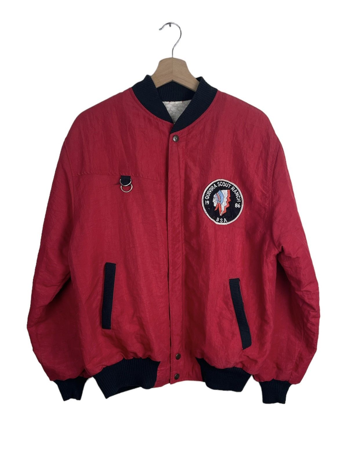 Vintage 1986 BSA Quivira Scout Ranch Sherpa Jacket (Rare OG) Size US L / EU 52-54 / 3 - 1 Thumbnail