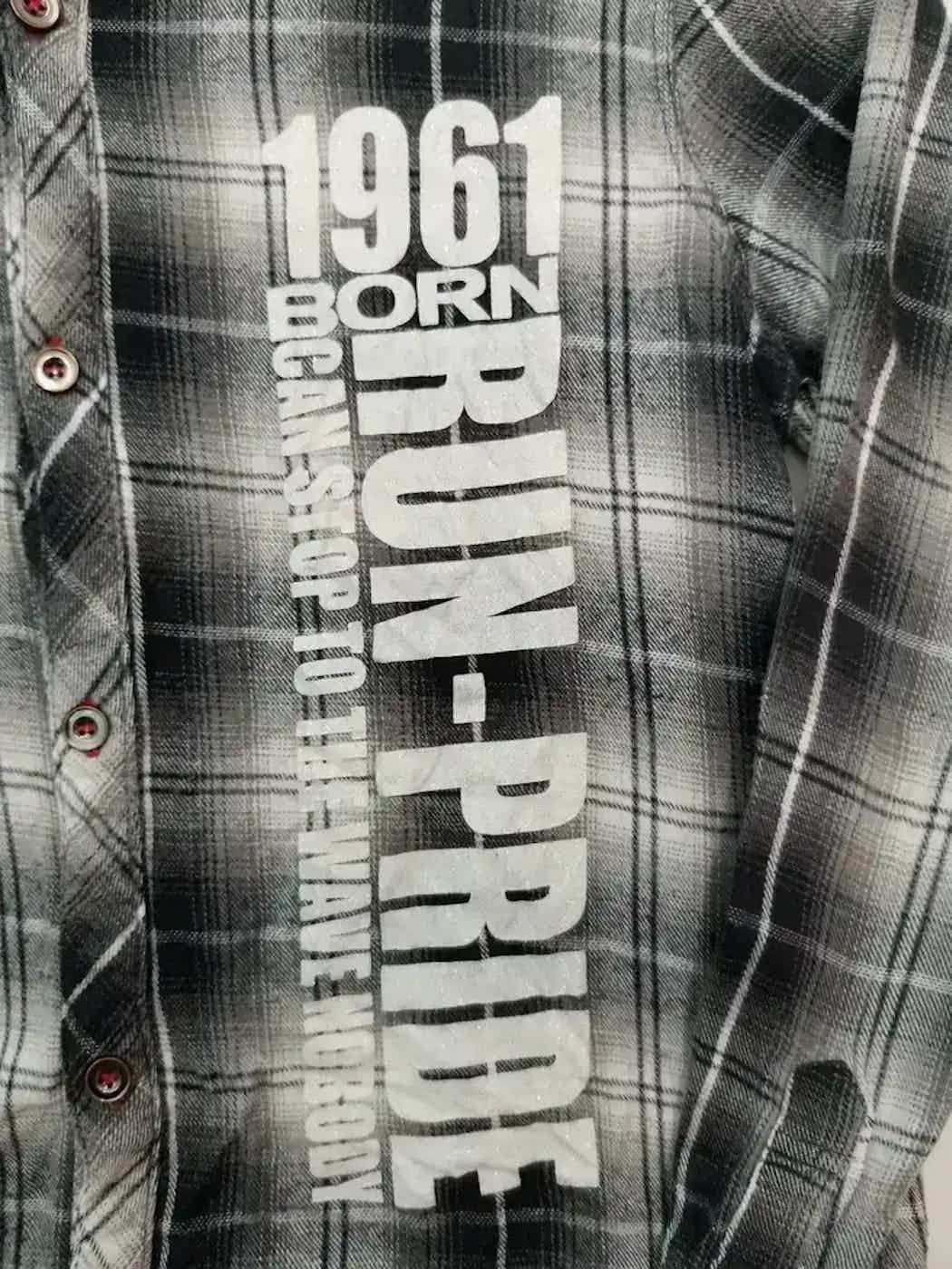 Flannel Vintage Run Pride Skull Big Logo Flannel Size US S / EU 44-46 / 1 - 3 Thumbnail