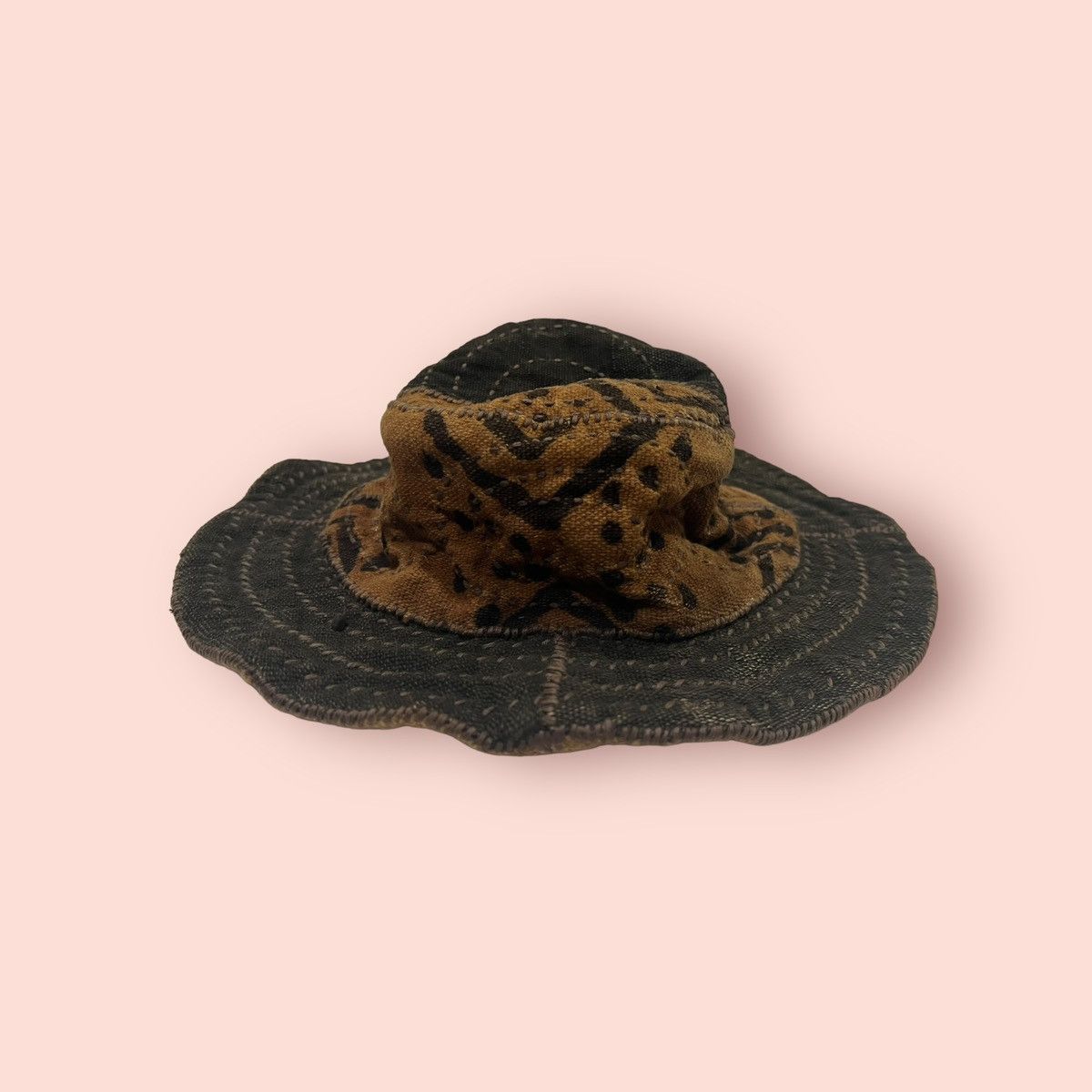 Japanese Brand RARE VINTAGE JAPAN SASHIKO STICHES BUCKET HAT Size ONE SIZE - 16 Thumbnail