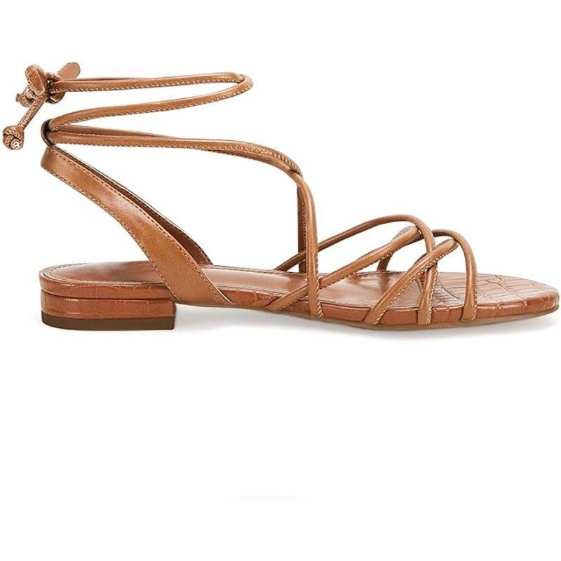 Other Ermonn Size 10 Brown Open Toe Lace Up Gladiator Sandals Size US 10 / IT 40 - 3 Thumbnail