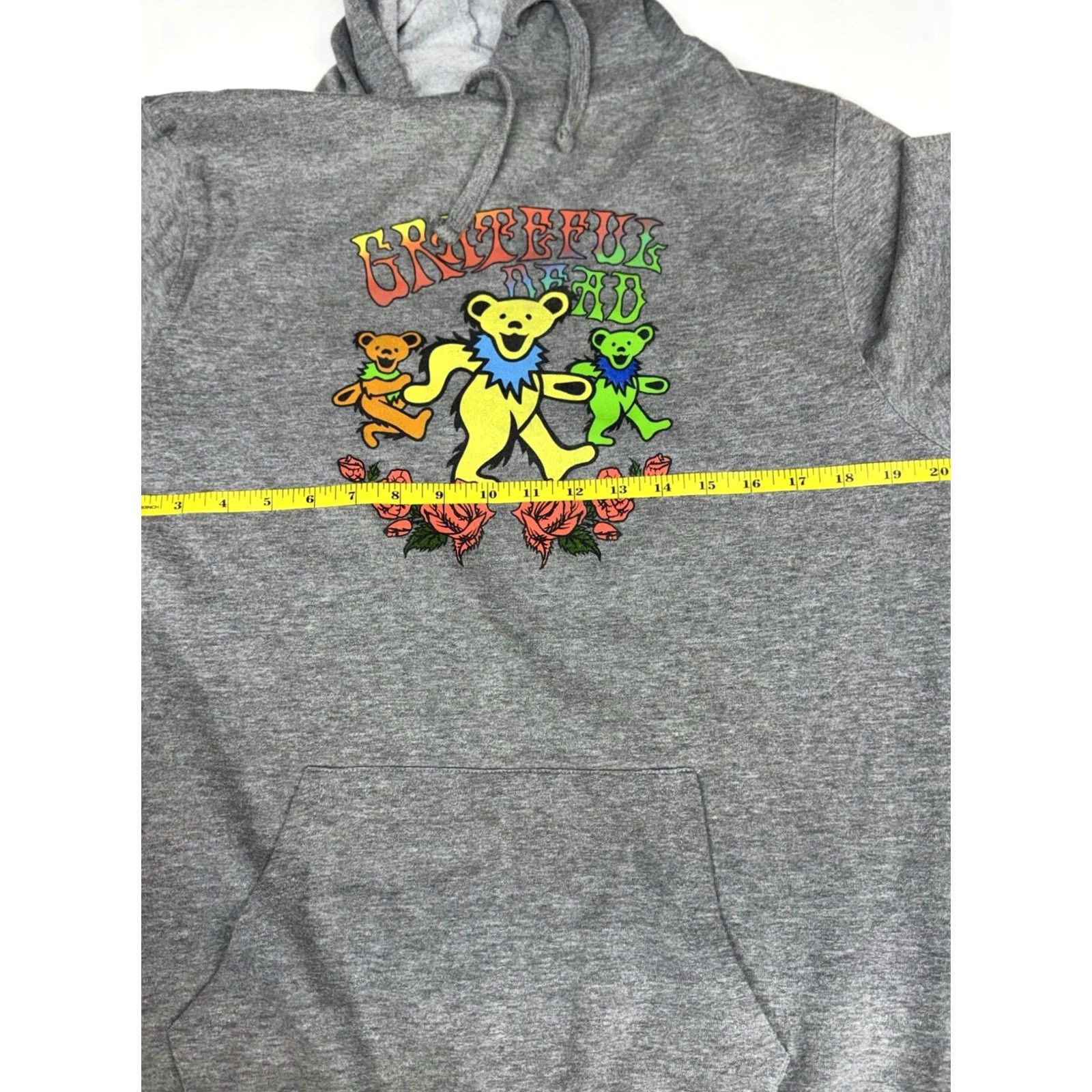 J Brand Grateful Dead Pullover Hoodie Gray Dancing Bears Size S Men Shirt Hoodie Dancing Bears Graphic Print Pockets Hooded Long Sleeve Version: Regular Fit Size US S / EU 44-46 / 1 - 4 Thumbnail