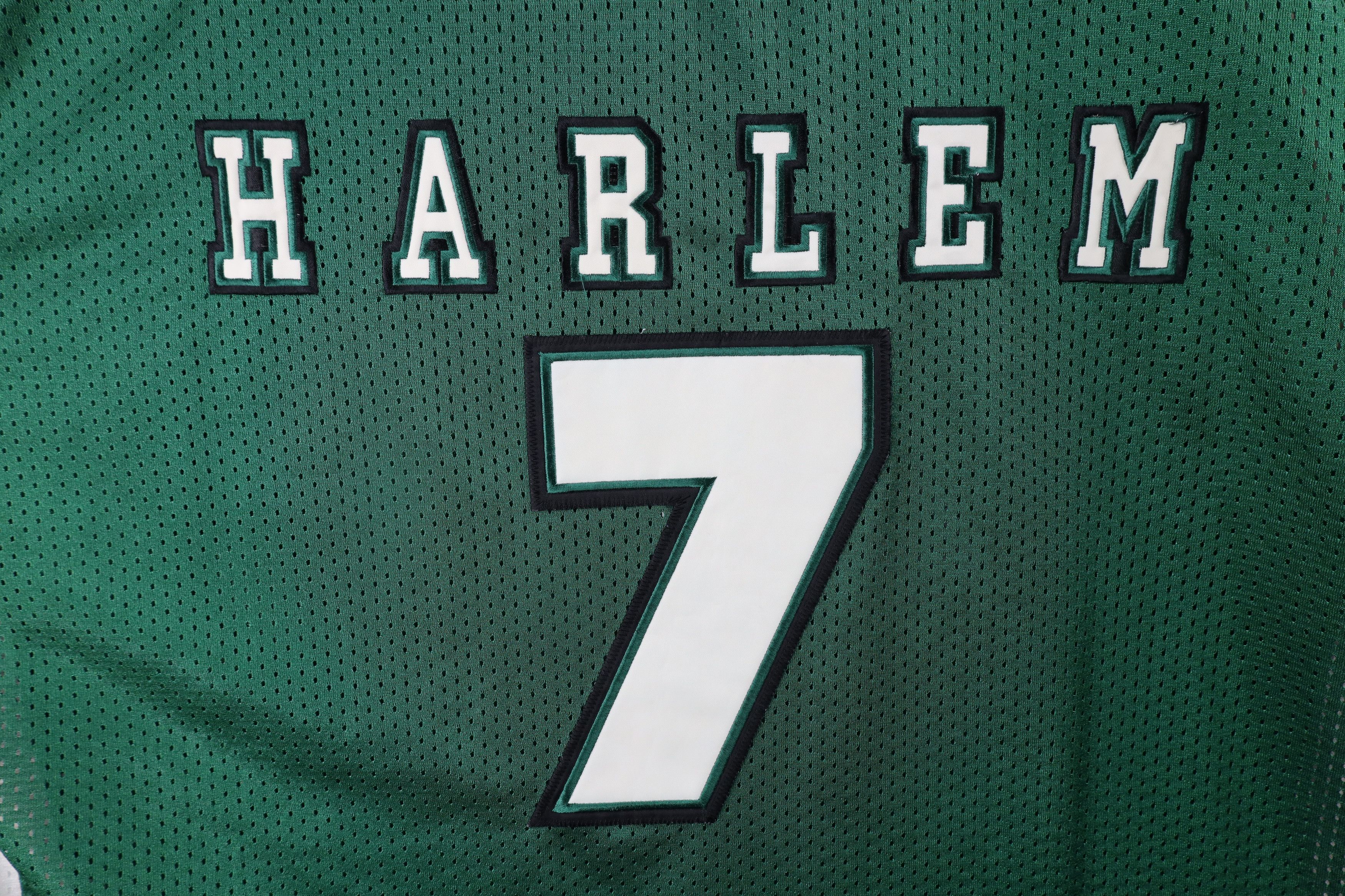 Vintage Vintage Streetwear Spell Out Harlem Football Jersey Green Size US XL / EU 56 / 4 - 4 Thumbnail