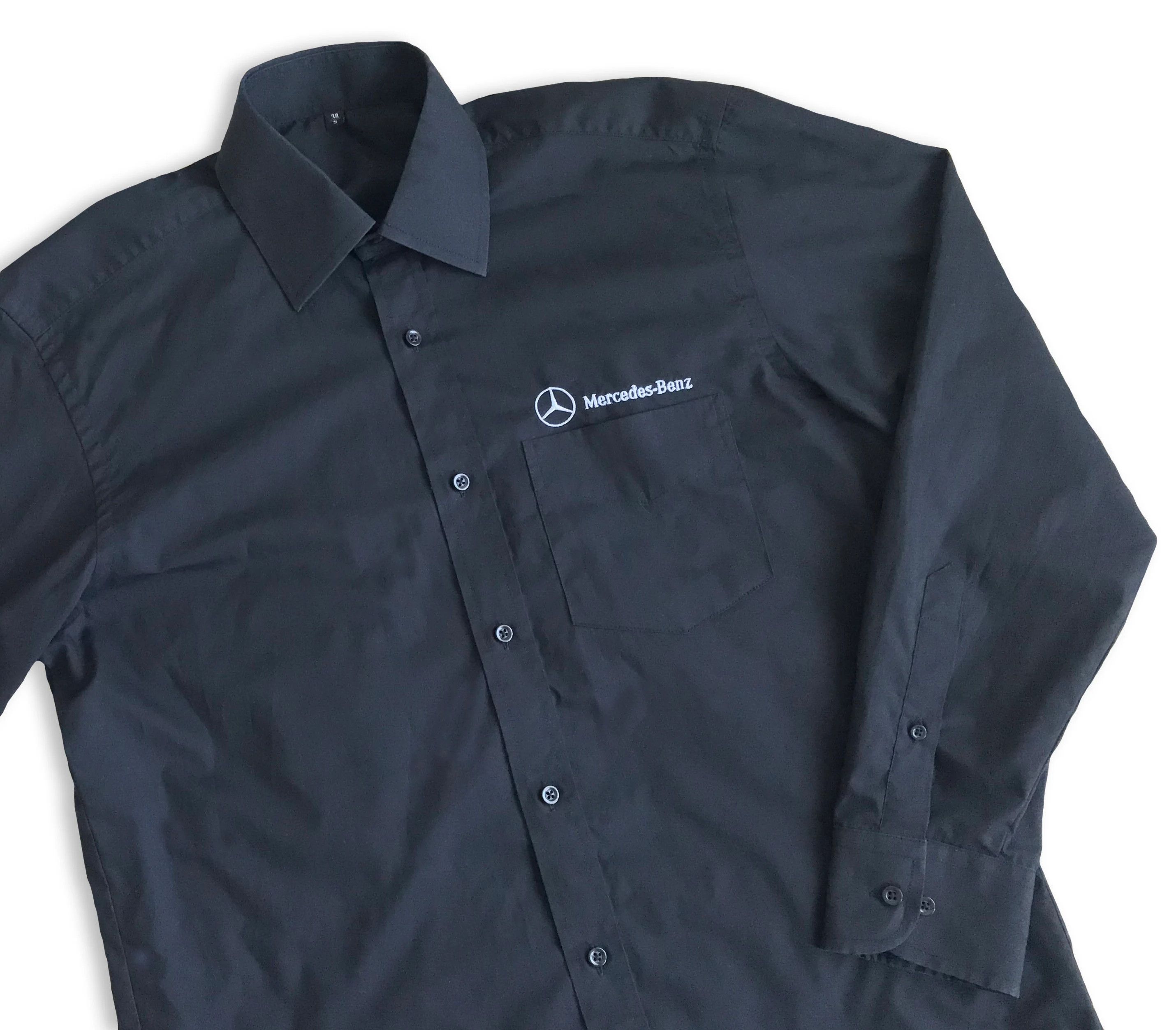 Mercedes-Benz Y2K MERCEDEZ BENZ Button Up Shirt Long Sleeve Official Cars Size US M / EU 48-50 / 2 - 2 Thumbnail