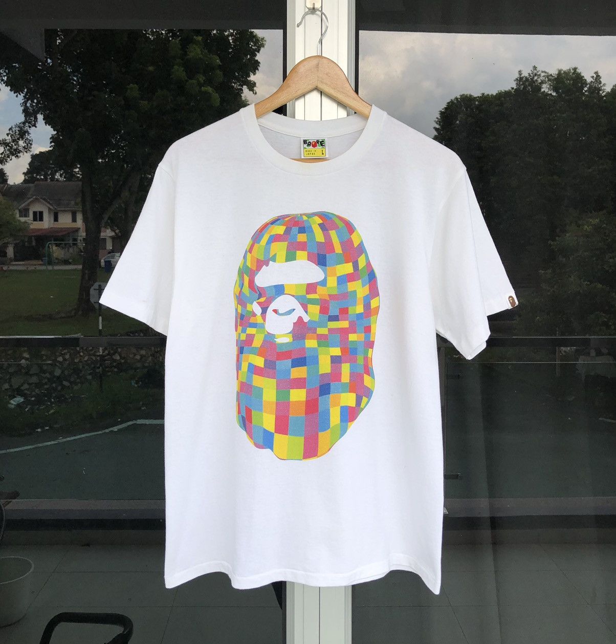 Multicolor Big Ape Head Tee