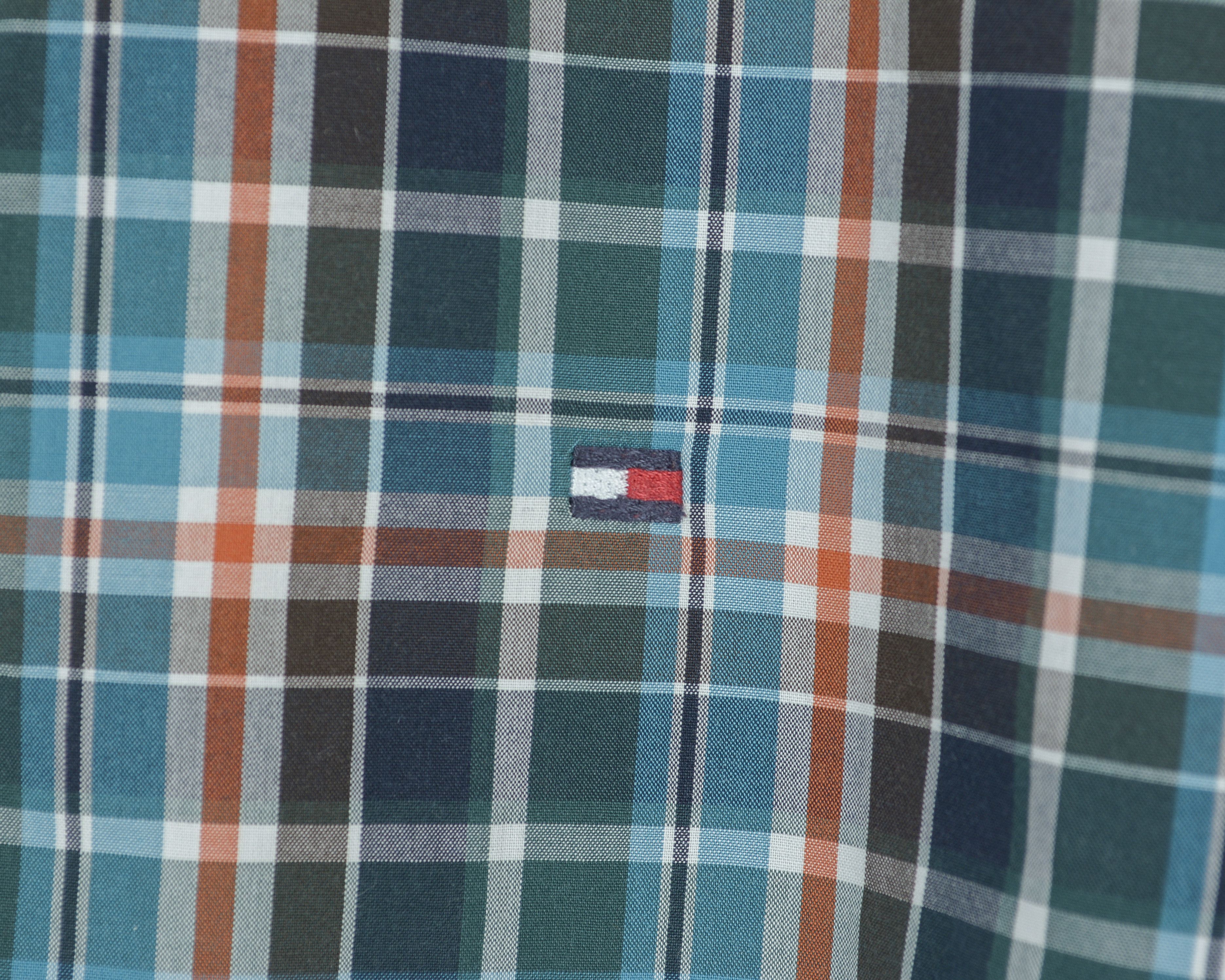 Tommy Hilfiger New York Fit Casual Shirt Long Sleeve Button Check Tartan Size US M / EU 48-50 / 2 - 3 Thumbnail