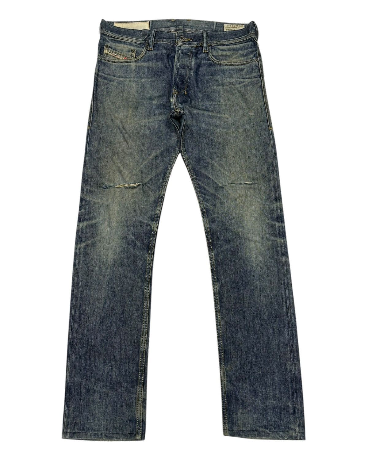 Diesel Vintage Diesel Turbo Wash Distressed Denim Jeans Size US 32 / EU 48 - 1 Thumbnail