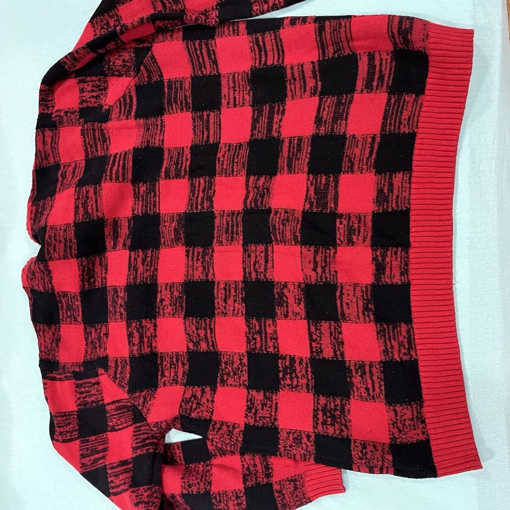 Lumberjack Blizzard Bay Lumberjack Santa Ugly Christmas Sweater Men's XXL Crew Neck Long Sleeve Multicolor Knit Quilted Sequin Christmas Pullover Sweatervest? Size US XXL / EU 58 / 5 - 4 Thumbnail