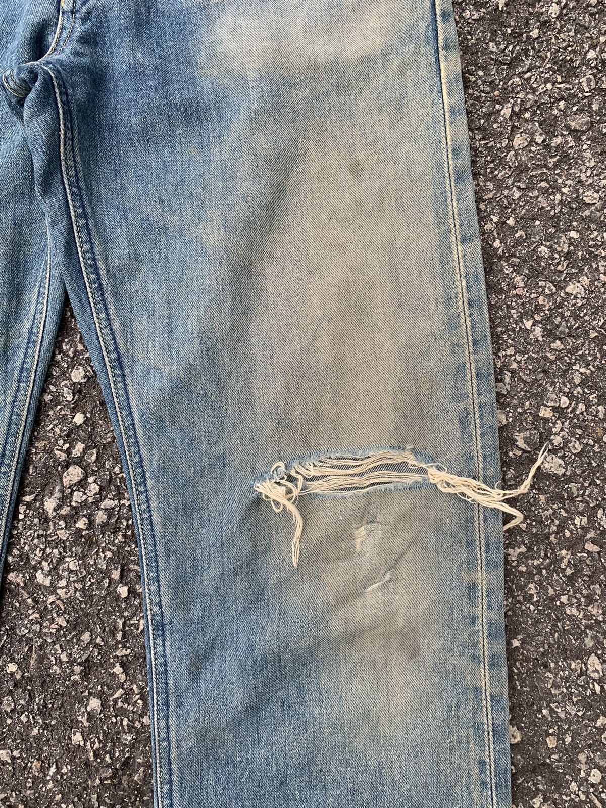Jean × Lee × Vintage Vintage Lee Raiders Selvedge Distressed Denim Size US 29 - 12 Thumbnail