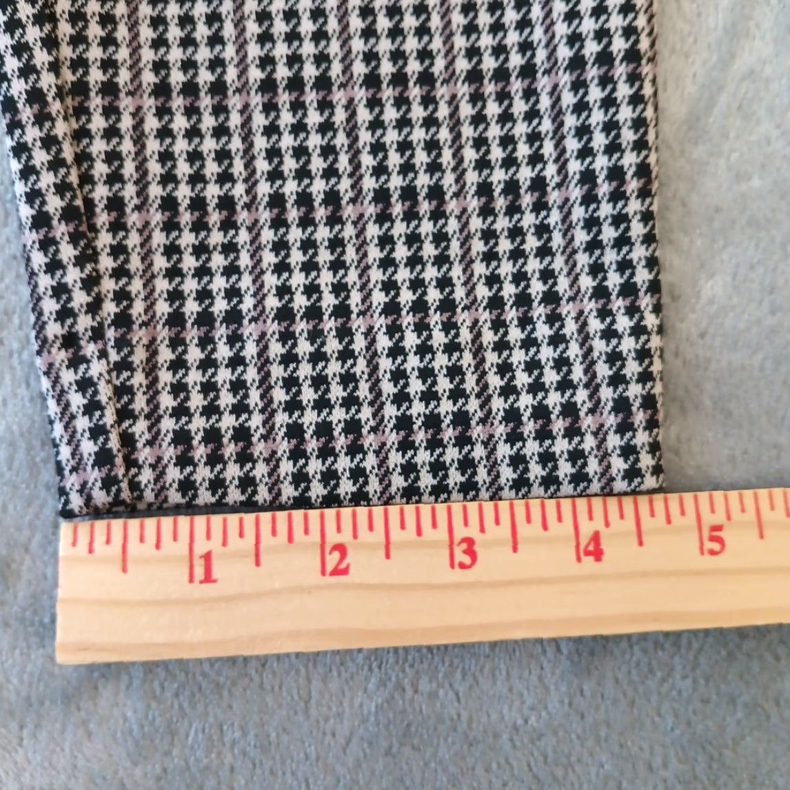 Vintage Maurices Dress Pants Womens XS Black Plaid Stretch Pockets 26x28 Mid Rise Straight 28 Inseam (Regular) Matches Size 26" / US 2 / IT 38 - 7 Thumbnail