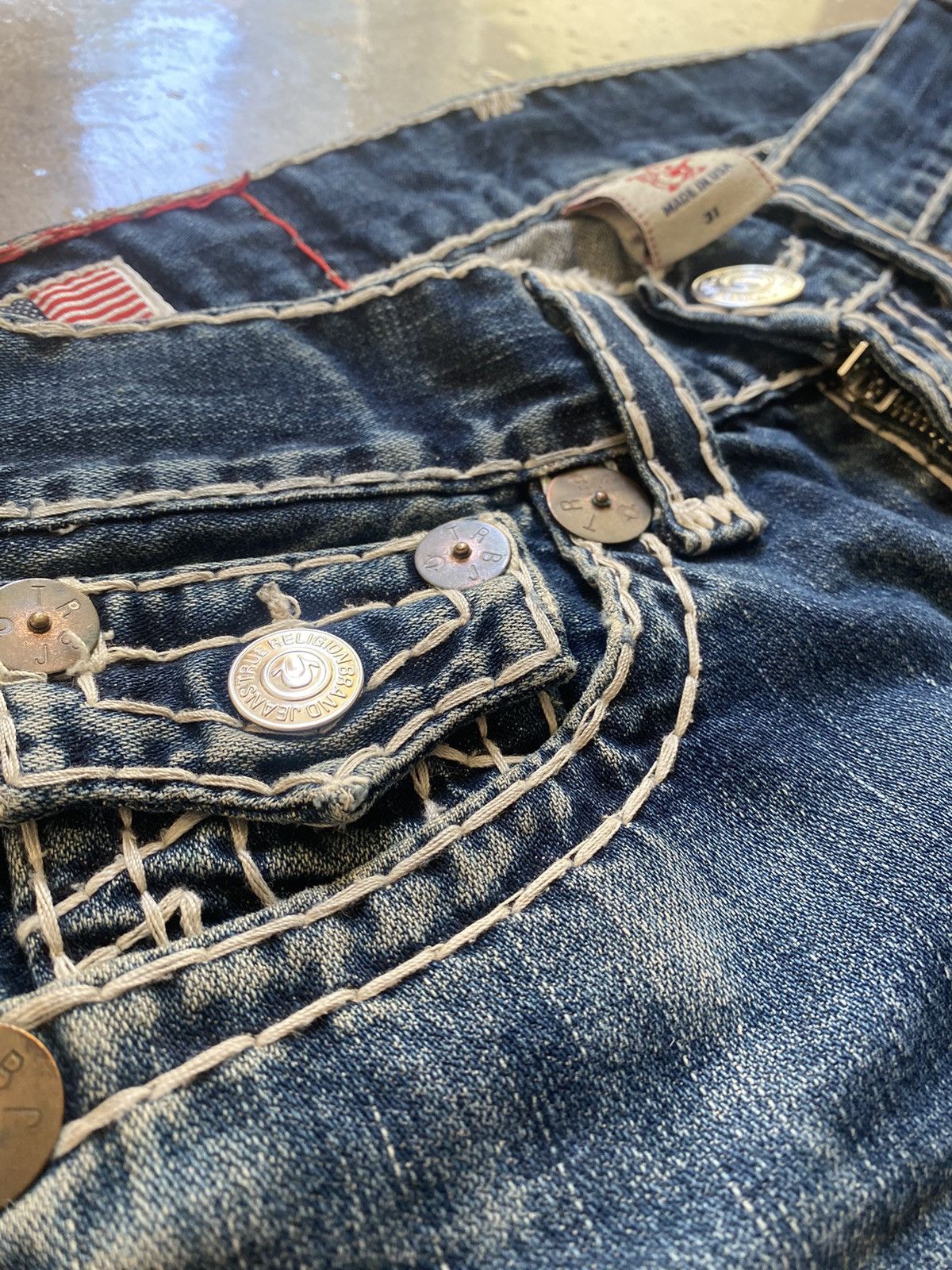 True Religion Vintage True Religion Jeans Size US 31 - 3 Thumbnail