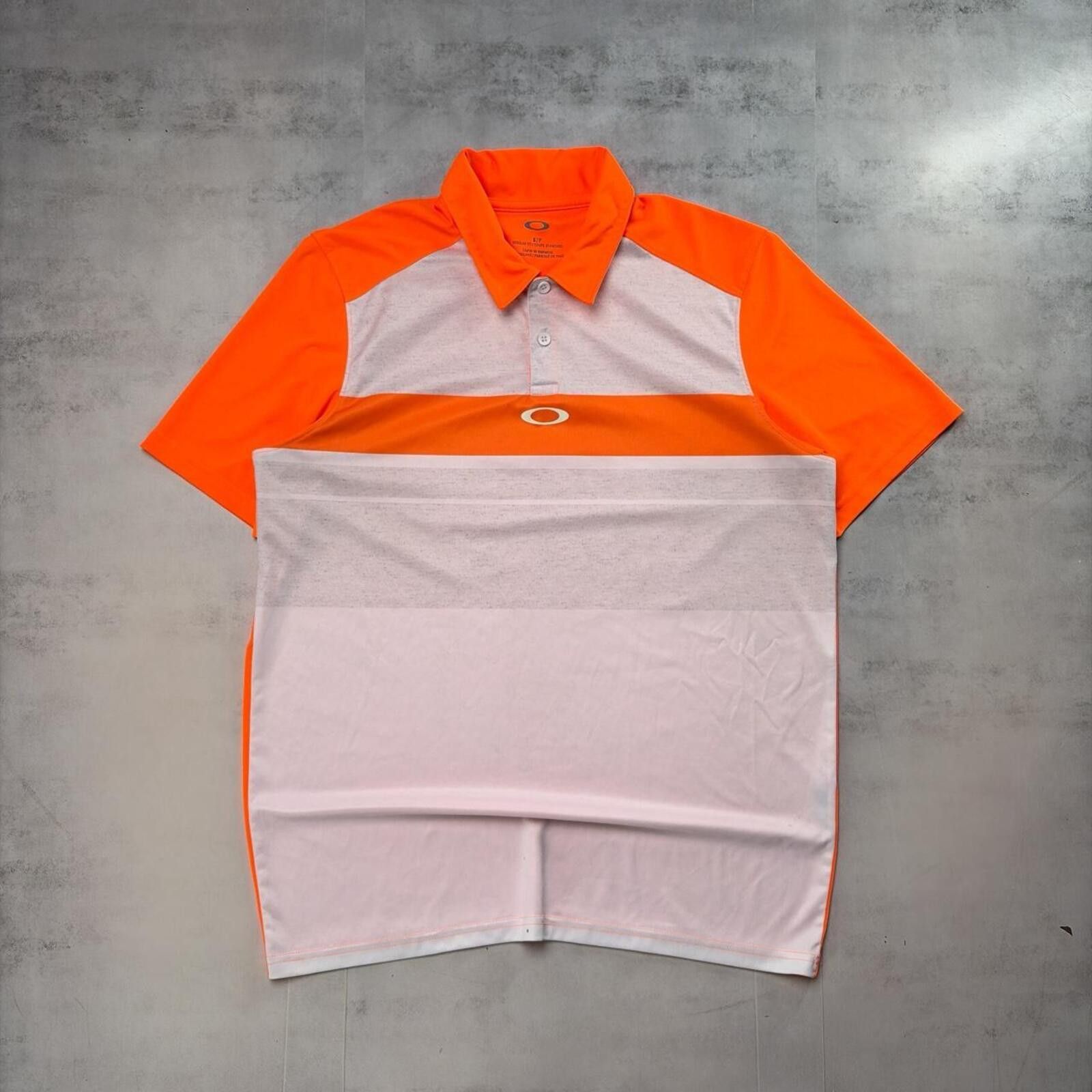 Oakley Y2K Orange Oakley Dri Fit Center Logo Golf Polo Shirt Size US S / EU 44-46 / 1 - 1 Thumbnail