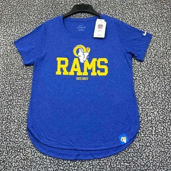Nike Nike Shirt Women Blue Los Angeles LA Rams Crew Neck New M Size M / US 6-8 / IT 42-44 - 1 Thumbnail