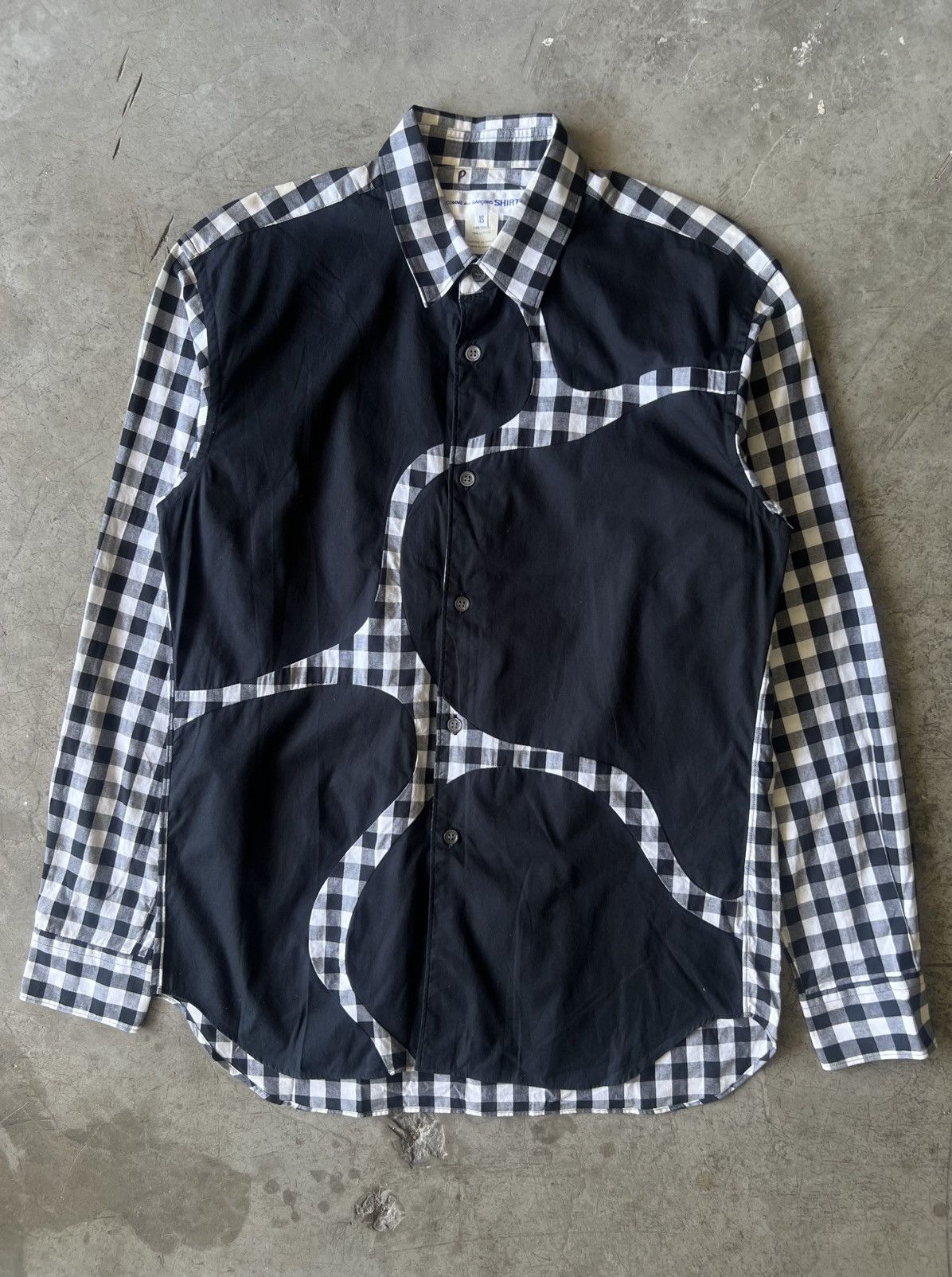 Comme des Garcons SHIRT Comme des Garçons Shirt - A/W12 Angelica Patchwork Shirt Size US S / EU 44-46 / 1 - 1 Thumbnail