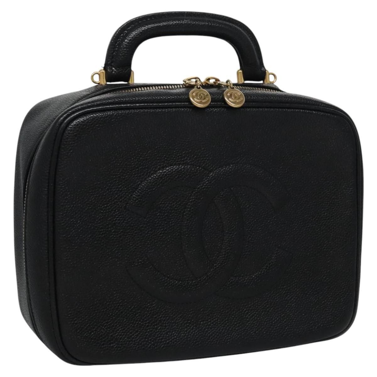 Chanel Chanel Vintage Timeless Zip Around Vanity Case Caviar Size ONE SIZE - 1 Thumbnail