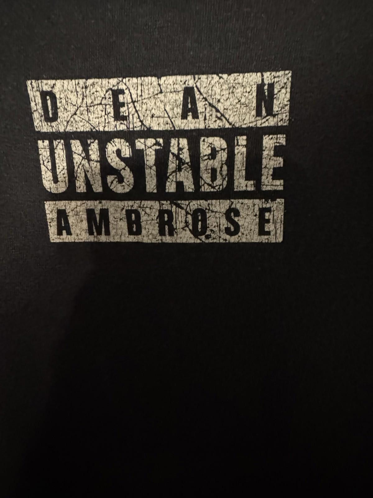 WWE Dean Ambrose WWE T-Shirt Men's Size XXL Black Jon Moxley AEW Size US XXL / EU 58 / 5 - 3 Thumbnail