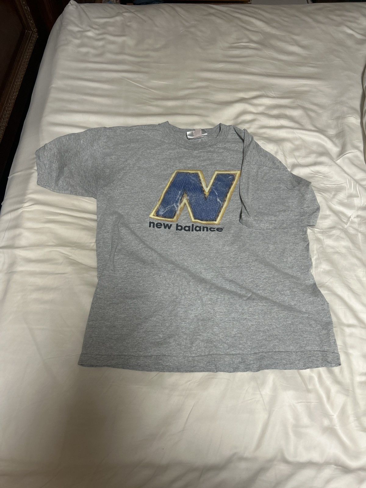 New Balance Vintage 90’s New Balance Big Logo T-Shirt Size US L / EU 52-54 / 3 - 1 Thumbnail