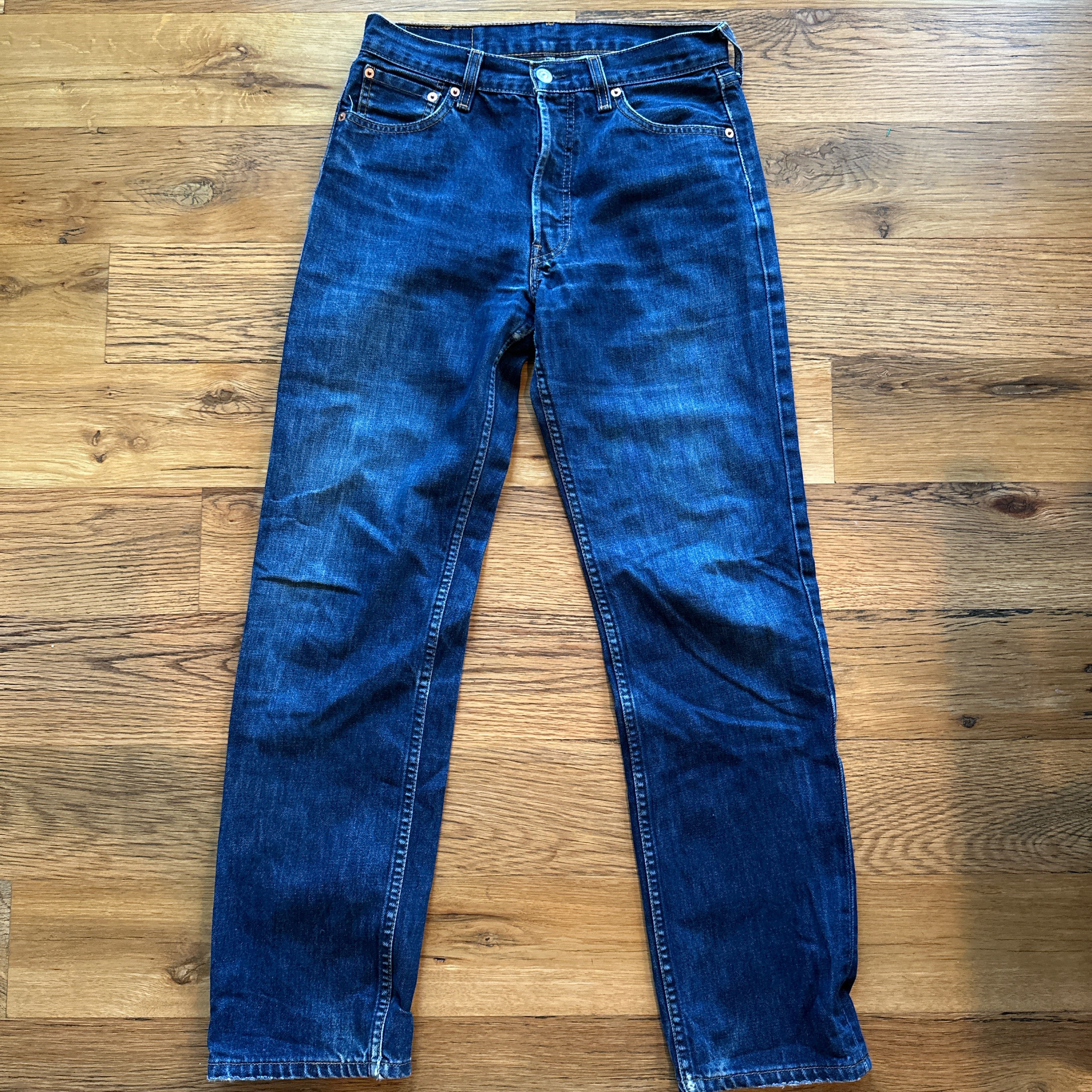 Levi's Levi's 501xx Straight Button Fly 30x30 Distressed Jeans Size US 30 / EU 46 - 2 Thumbnail