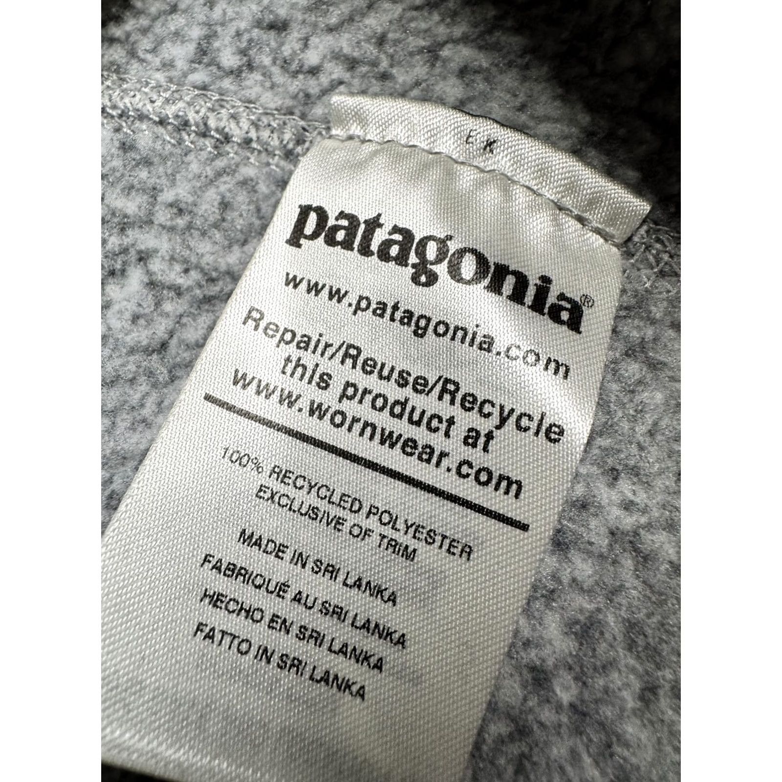 Patagonia Patagonia Women's Gray Better Sweater 1/4 Zip Fleece Pullover Jacket S Size S / US 4 / IT 40 - 5 Thumbnail